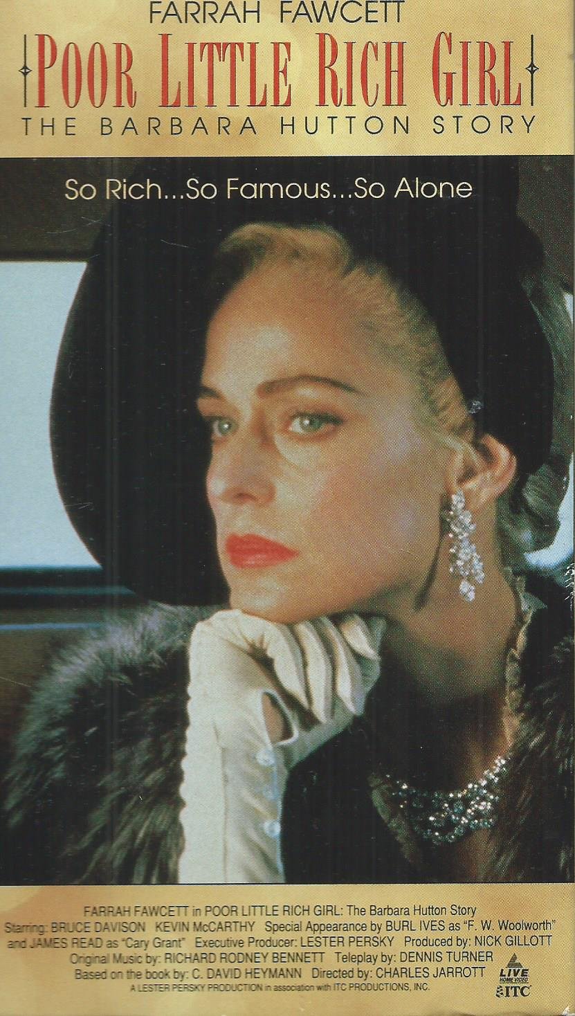 Poor Little Rich Girl - The Barbara Hutton Story [VHS] | Vintage Biography Film | Perfect for Classic Movie Collectors & History Enthusiasts
