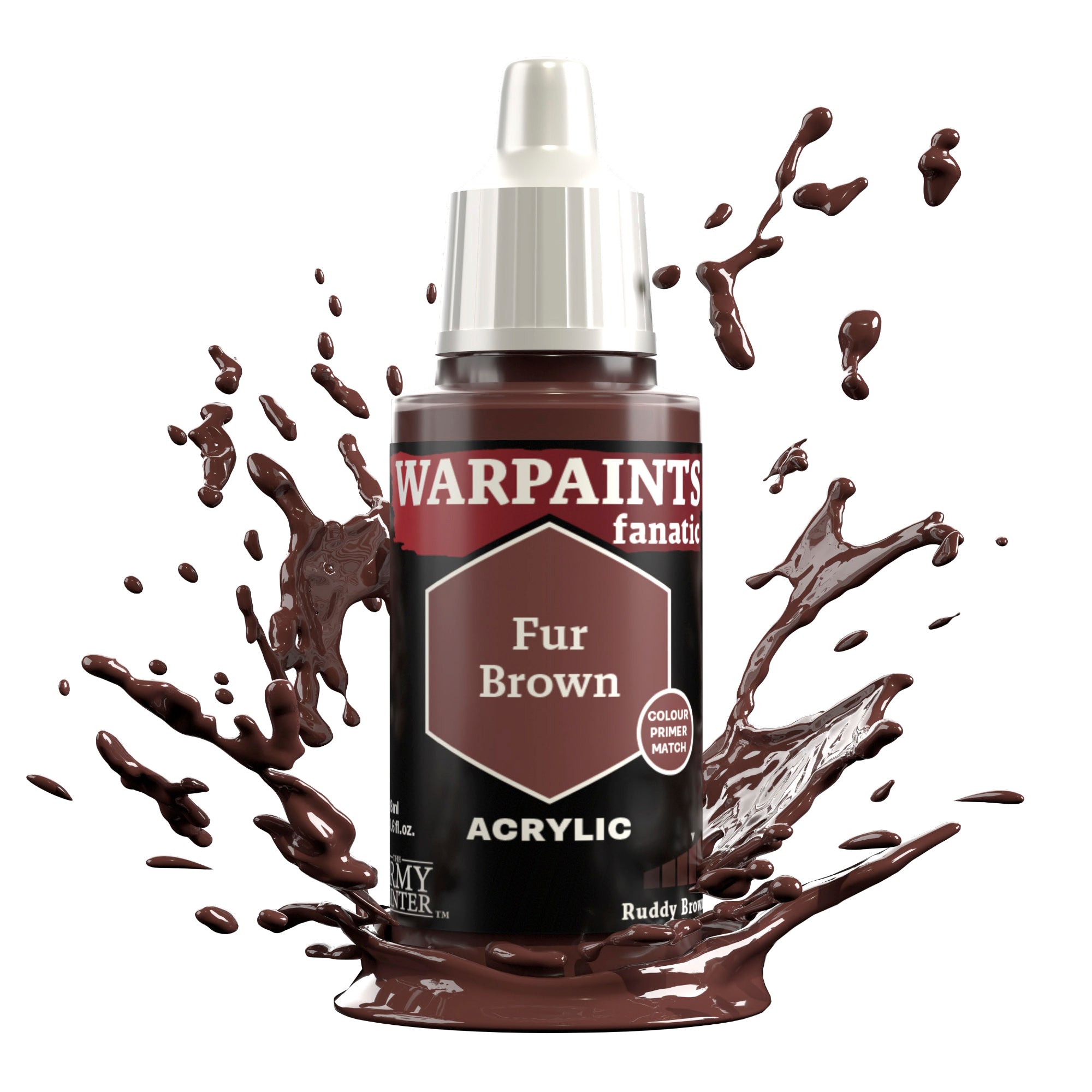 Warpaints Fanatic: Fur Brown - High-Quality Makeup for Cosplay & Halloween - Perfect for Costume Parties & Theatrical Performances