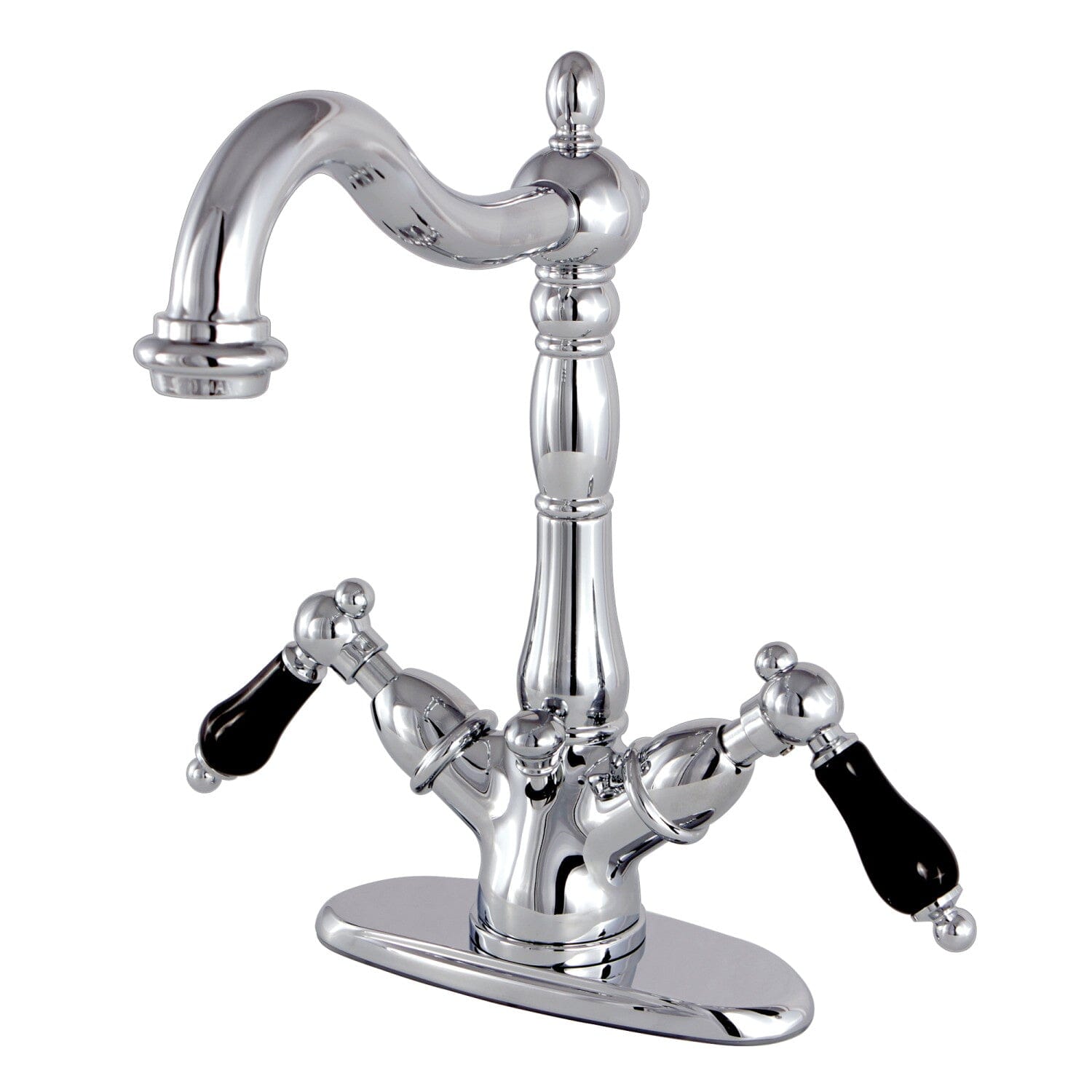 Duchess Double Handle 1 or 3 Hole Deck Mount 4 Inch Centerset Bathroom Faucet with Brass Pop Up Drain - Elegant Brass Finish for Bathroom Sink - Perfect for Modern Home Renovation and Bathroom Upgrades