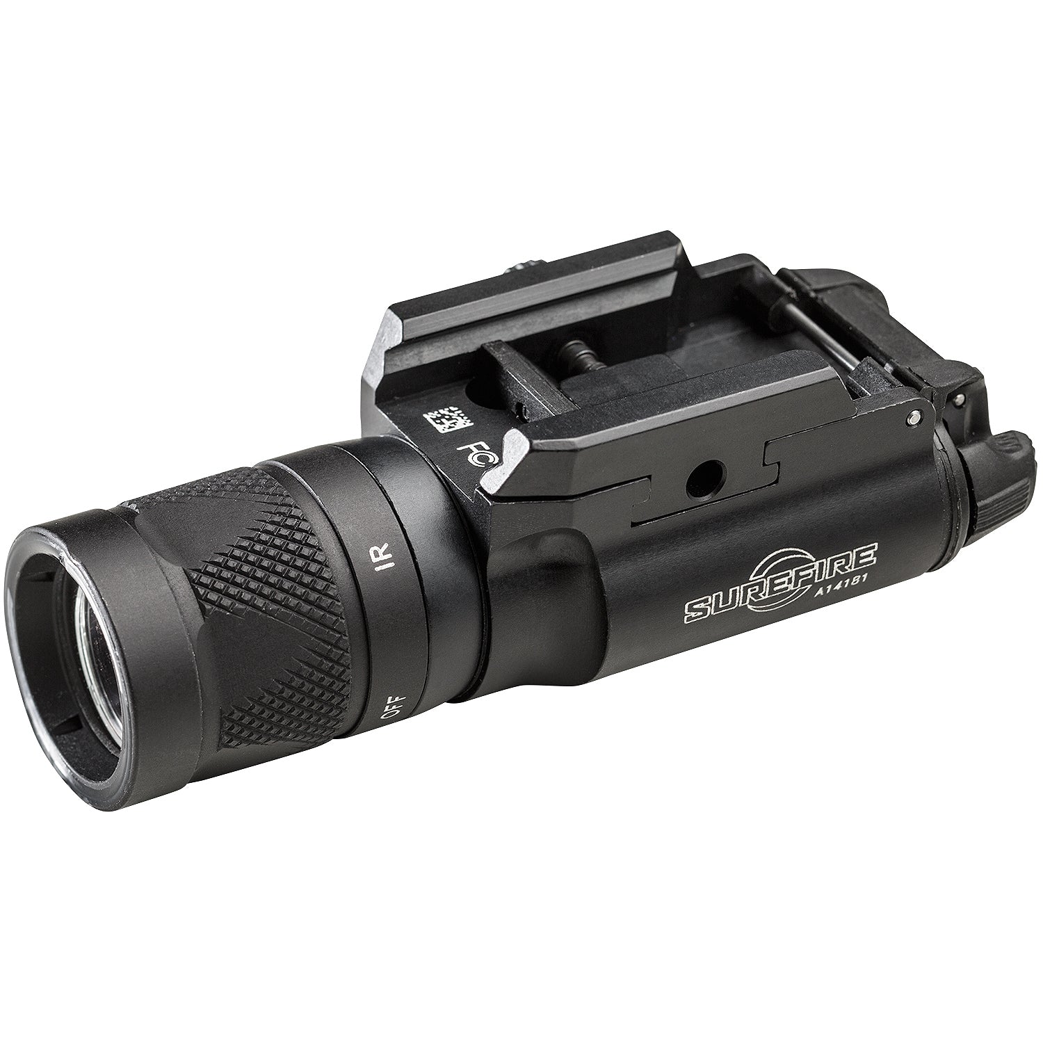 SureFire X300V B WeaponLight - Tactical White & Infrared LED Flashlight for Handguns & Rifles | Home Defense, Hunting & Military Use