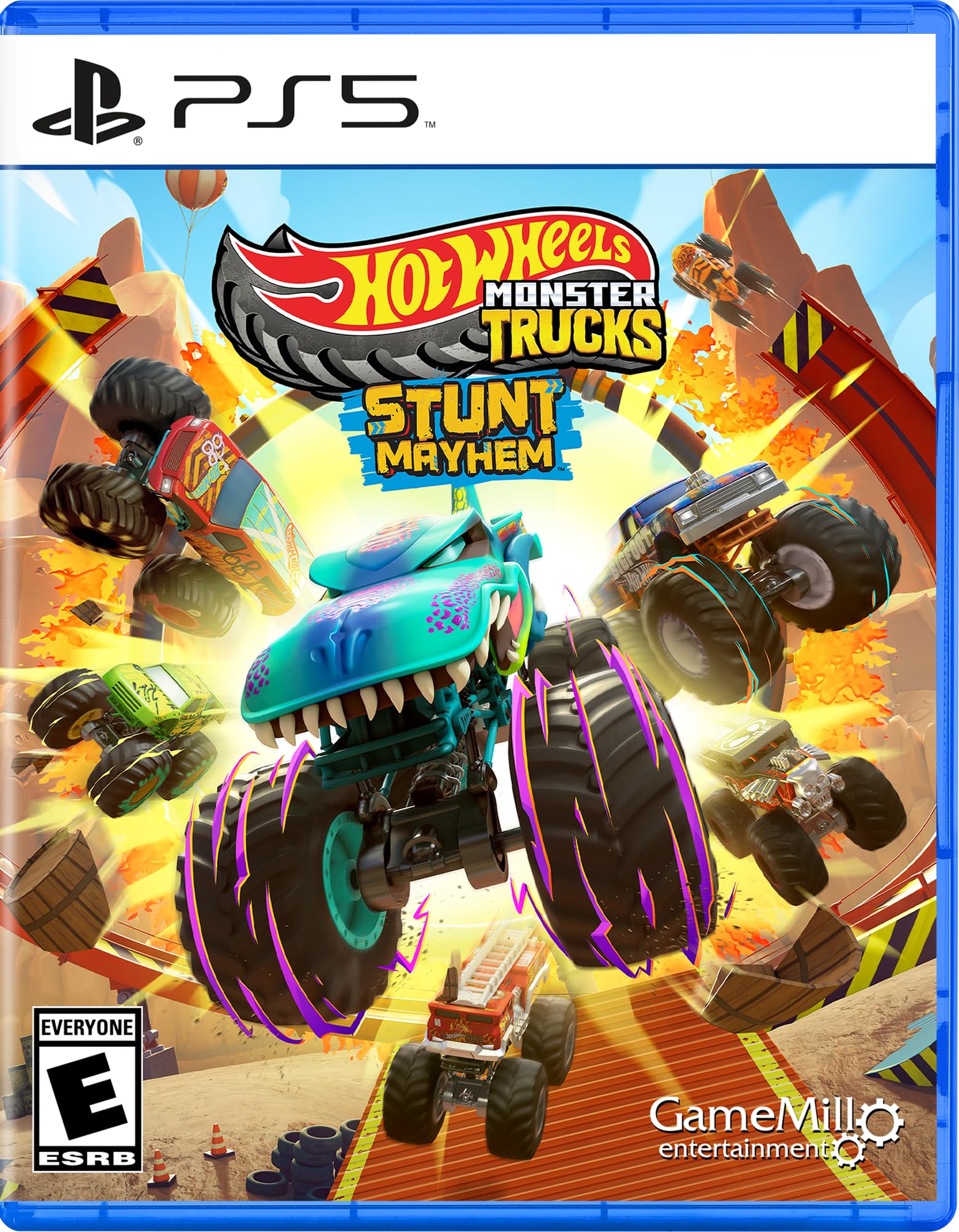 Hot Wheels Monster Trucks Stunt Mayhem Game for PlayStation 5 - High-Speed Racing & Epic Stunts - Perfect for Family Game Nights & Competitive Multiplayer Battles