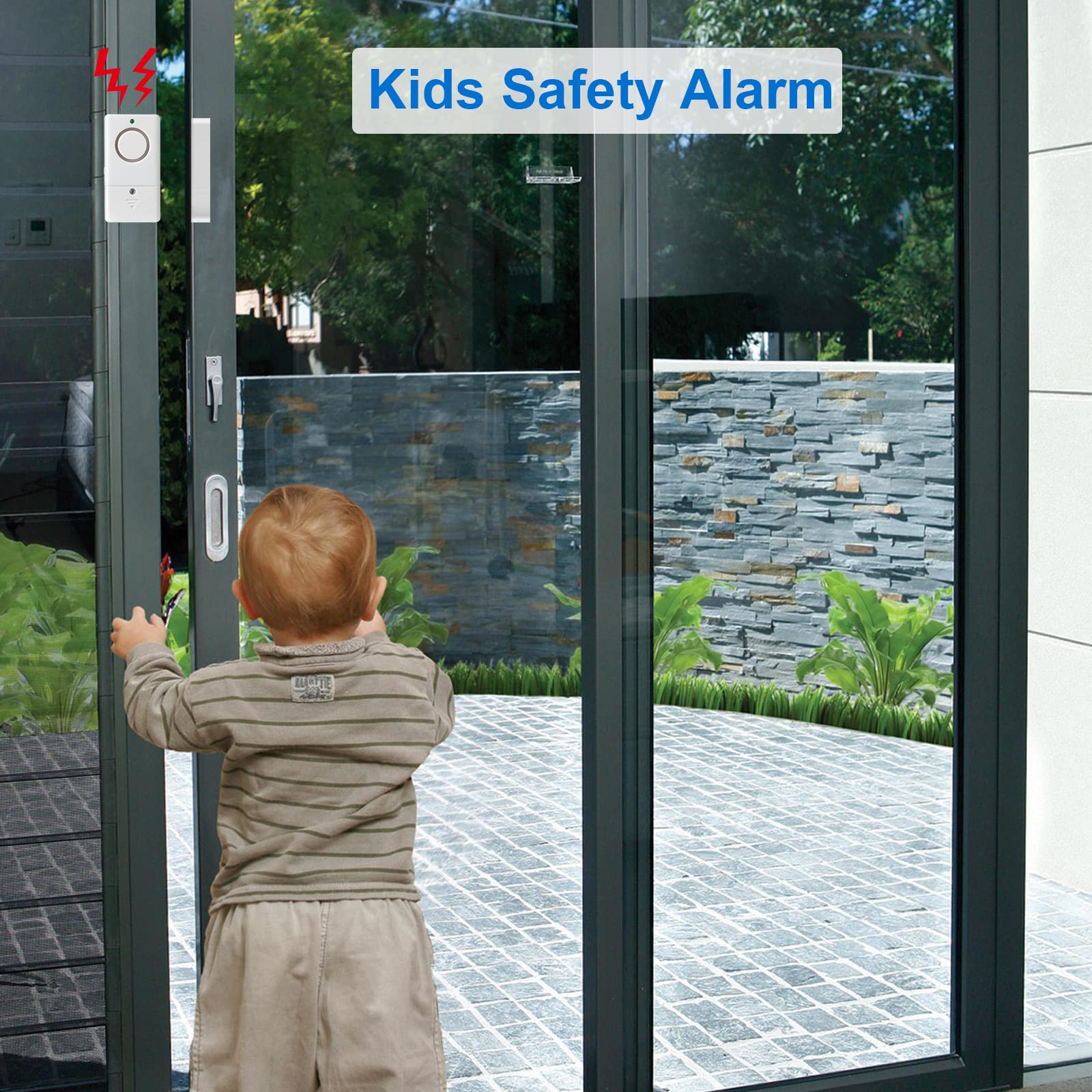 120DB Loud Door and Window Alarm for Home Security - 6 Pack Child Safety Alarm with Instant Alert for Doors Opening - Ideal for Kids Safety, Pool Security & Entry Protection