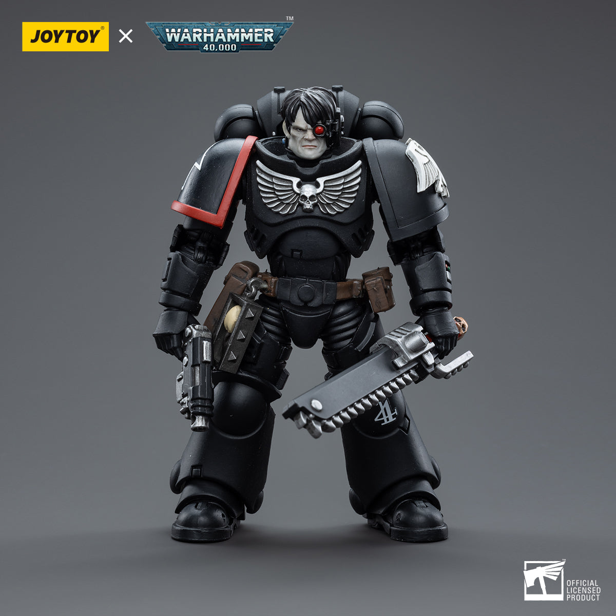 JOYTOY 1/18 Scale Warhammer 40K Raven Guard Intercessors Action Figure Set (4pcs) - Perfect for Collectors, Tabletop Gaming & Display