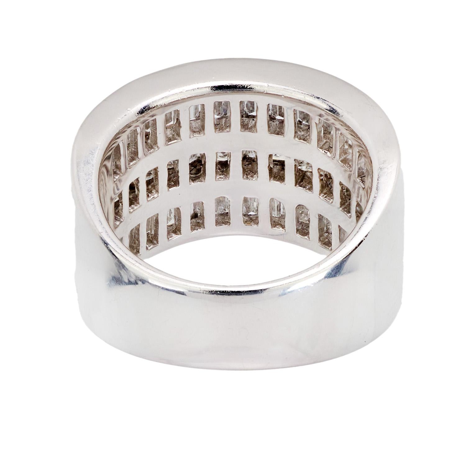 Platinum Diamond Statement Ring for Women - Elegant Vintage Estate Jewelry for Weddings, Anniversaries & Special Occasions
