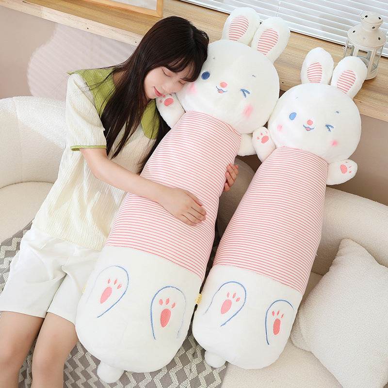 Giant Bunny Plush Toy - 4ft Large Stuffed Animal for Kids & Adults, Soft & Huggable Pinky Puff Bunny - Perfect for Nursery Decor, Birthday Gifts, and Cuddling