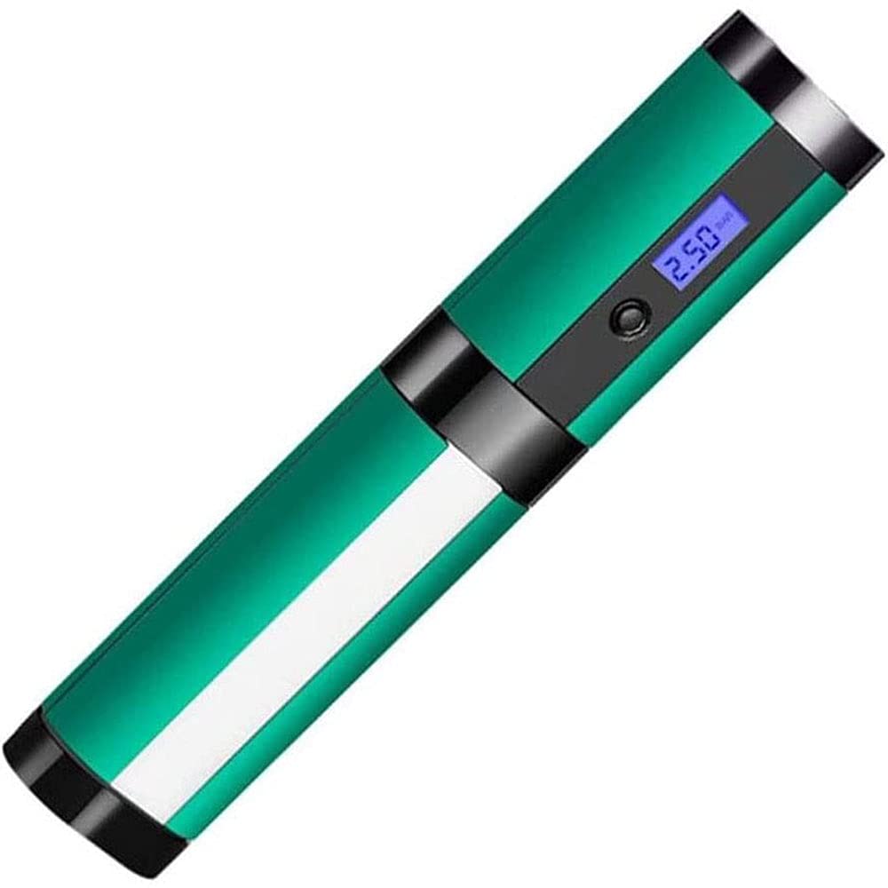 KEDUODUO Wireless Car Tire Inflator - Digital Air Pump with Auto Pressure Detection, LCD Display & Multi-Function Inflation - Portable for Cars, Bikes, Sports Balls (Green) - Perfect for Road Trips, Emergency Use & Home Garage