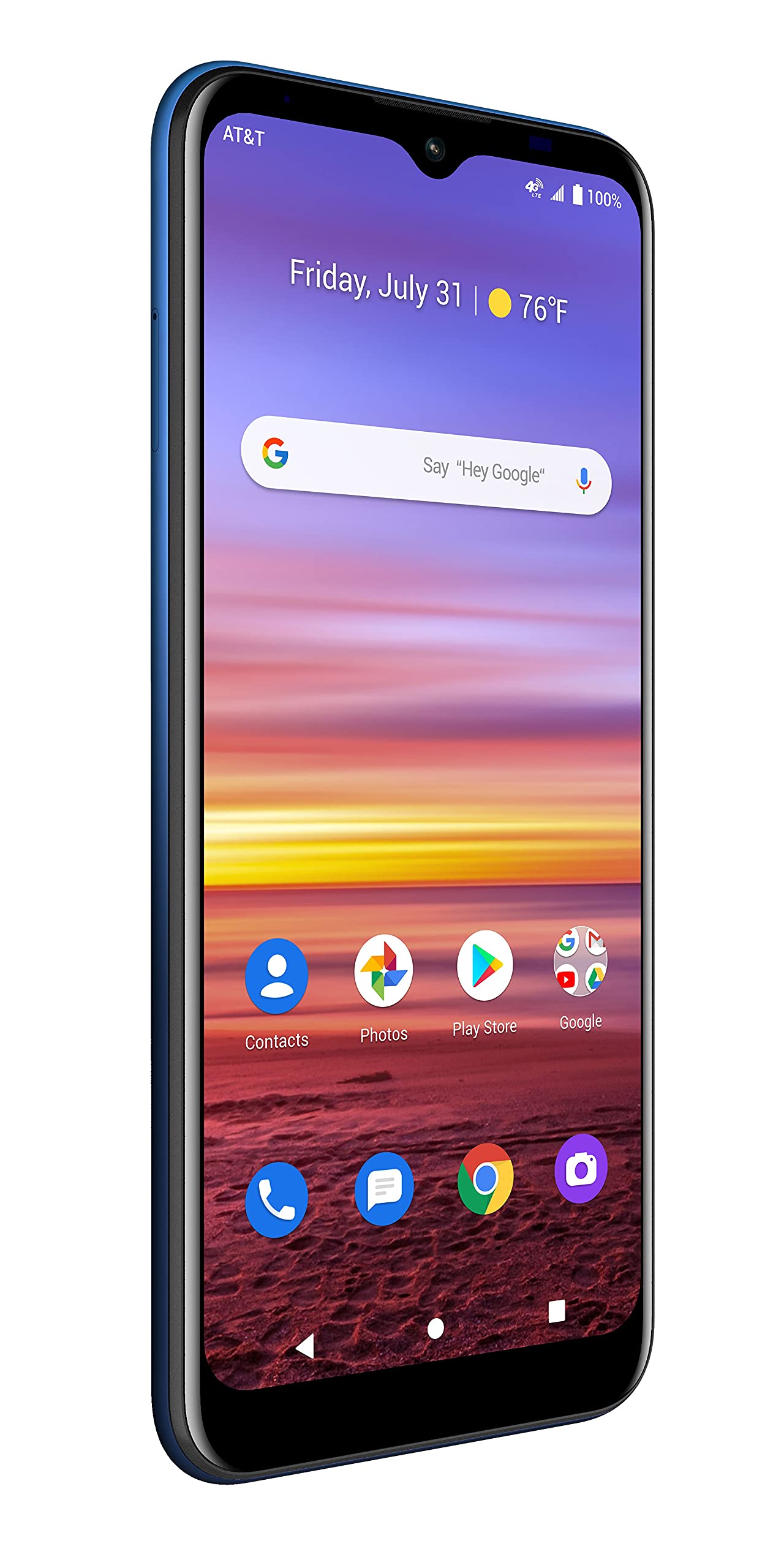 AT&T Prepaid Radiant Max 32GB Smartphone - 6.5 inch HD+ Display, Unlocked, Cobalt Blue - Perfect for Streaming, Gaming & Everyday Use