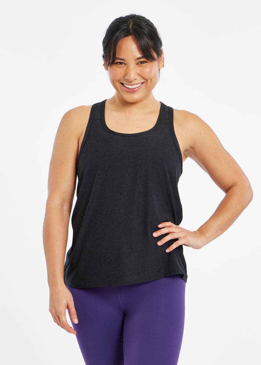 Light Lux Boxy Tank Top for Women - Soft Comfortable Casual Blouse - Perfect for Summer, Layering & Everyday Wear