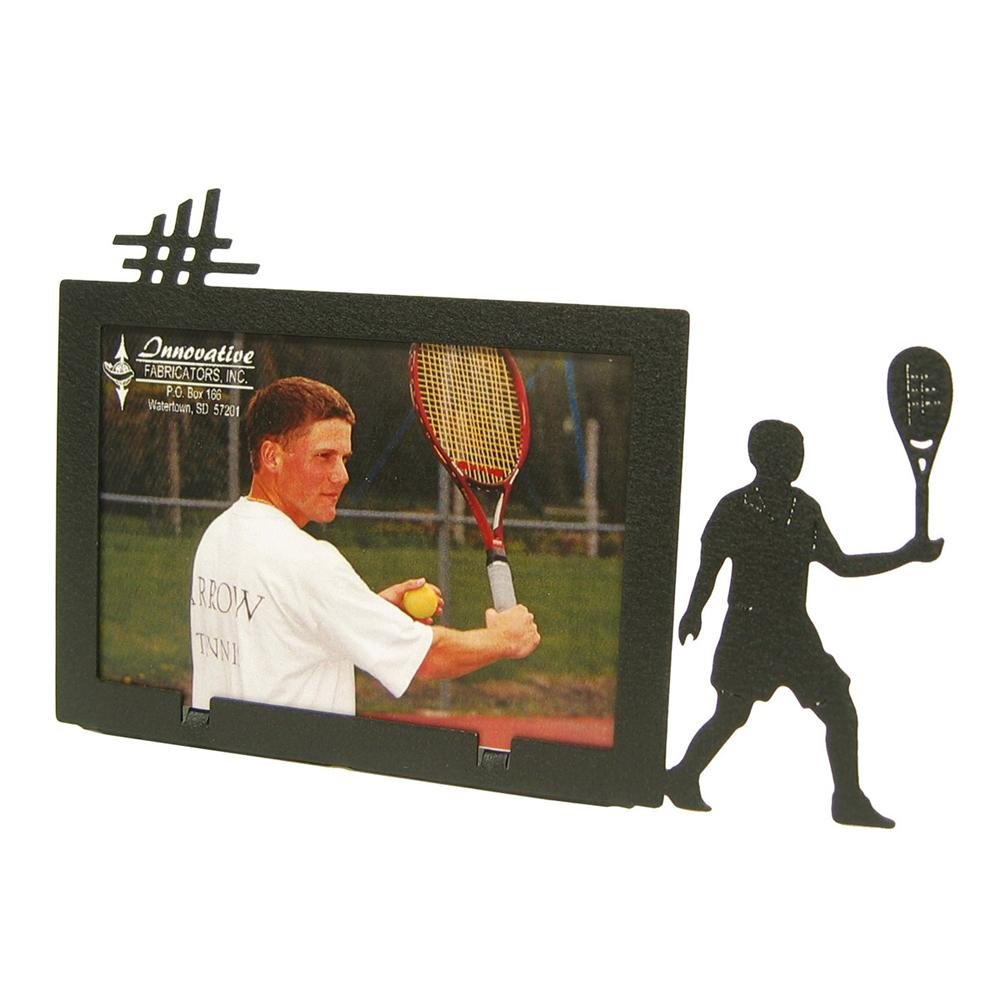 Innovative Fabricators 3x5 Horizontal Picture Frame for Boys Tennis - Perfect for Sports Memorabilia, Bedroom Decor, and Gift Giving