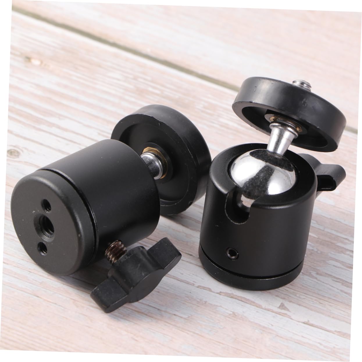 Veemoon 2-Pack 360° Rotating Ball Head Mini Tripod with 1/4