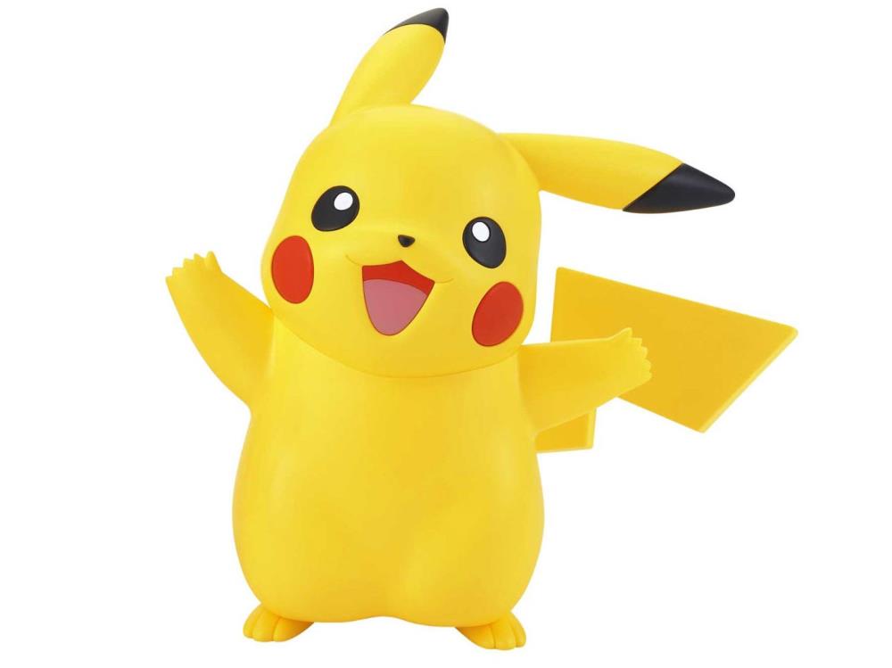 Bandai Quick Model #01 Pokemon Pikachu Model Kit - Easy Build Anime Figure for Collectors & Gifts - Perfect for Home Decor, Gaming Rooms & Pokemon Fans