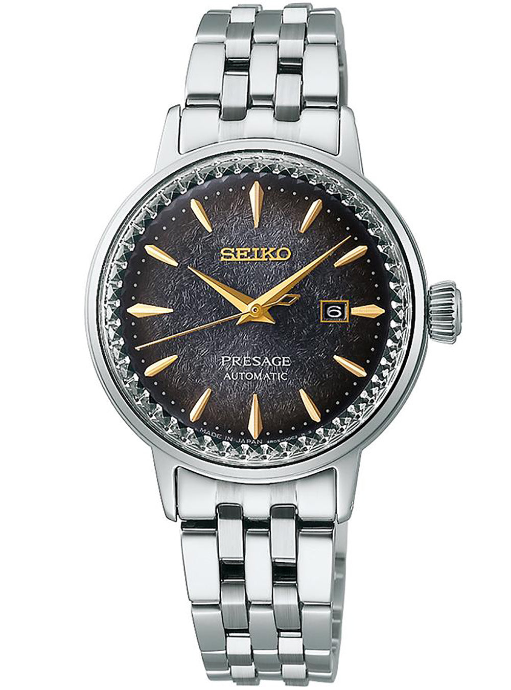 SEIKO Presage Cocktail Time Star Bar Limited Edition Watch SRRW003 / SRE015 - Japanese-Made Women's Luxury Automatic Watch for Formal Events & Special Occasions