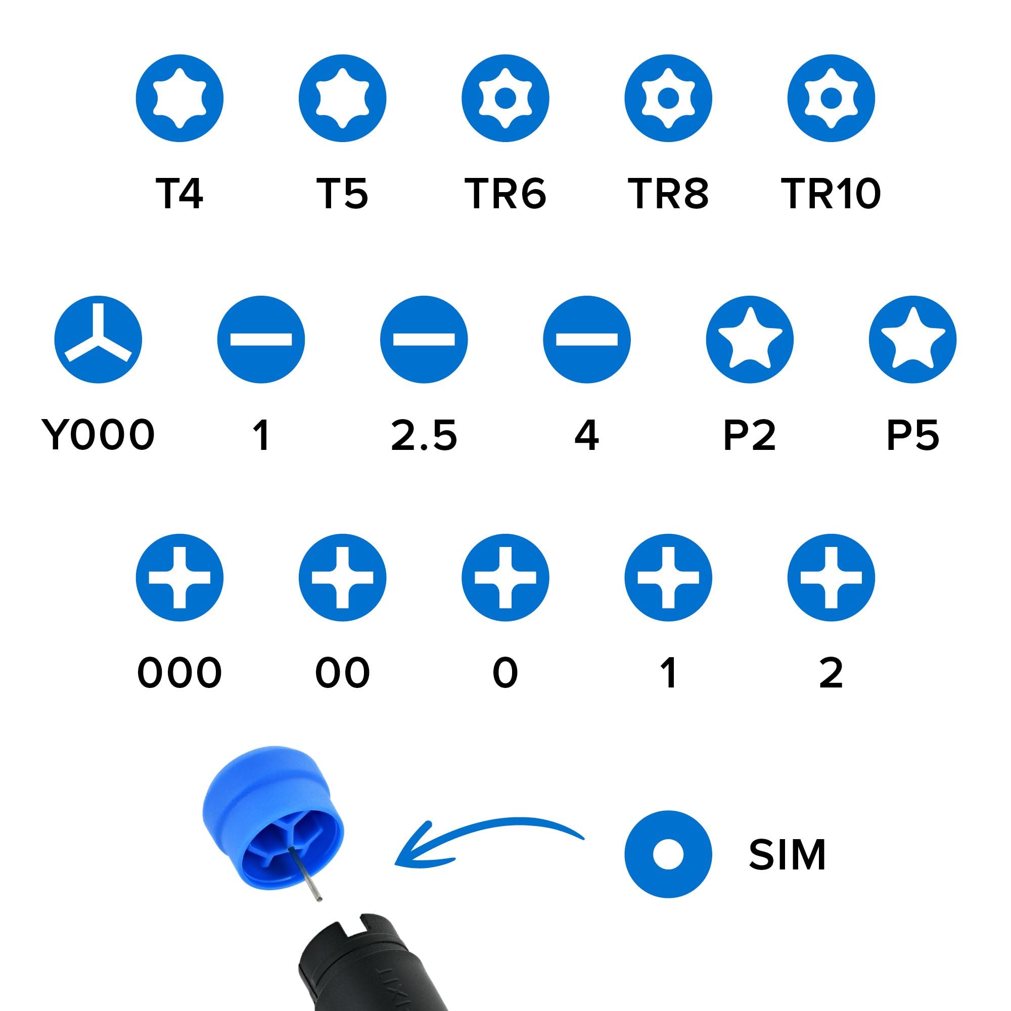 iFixit Essential Electronics Toolkit - 64-Piece Repair Kit for PC, Laptop, Phone, Tablet & Gaming Console | Precision Screwdriver Set with Spudger & Tweezers | Perfect for DIY Tech Repairs & Electronics Maintenance