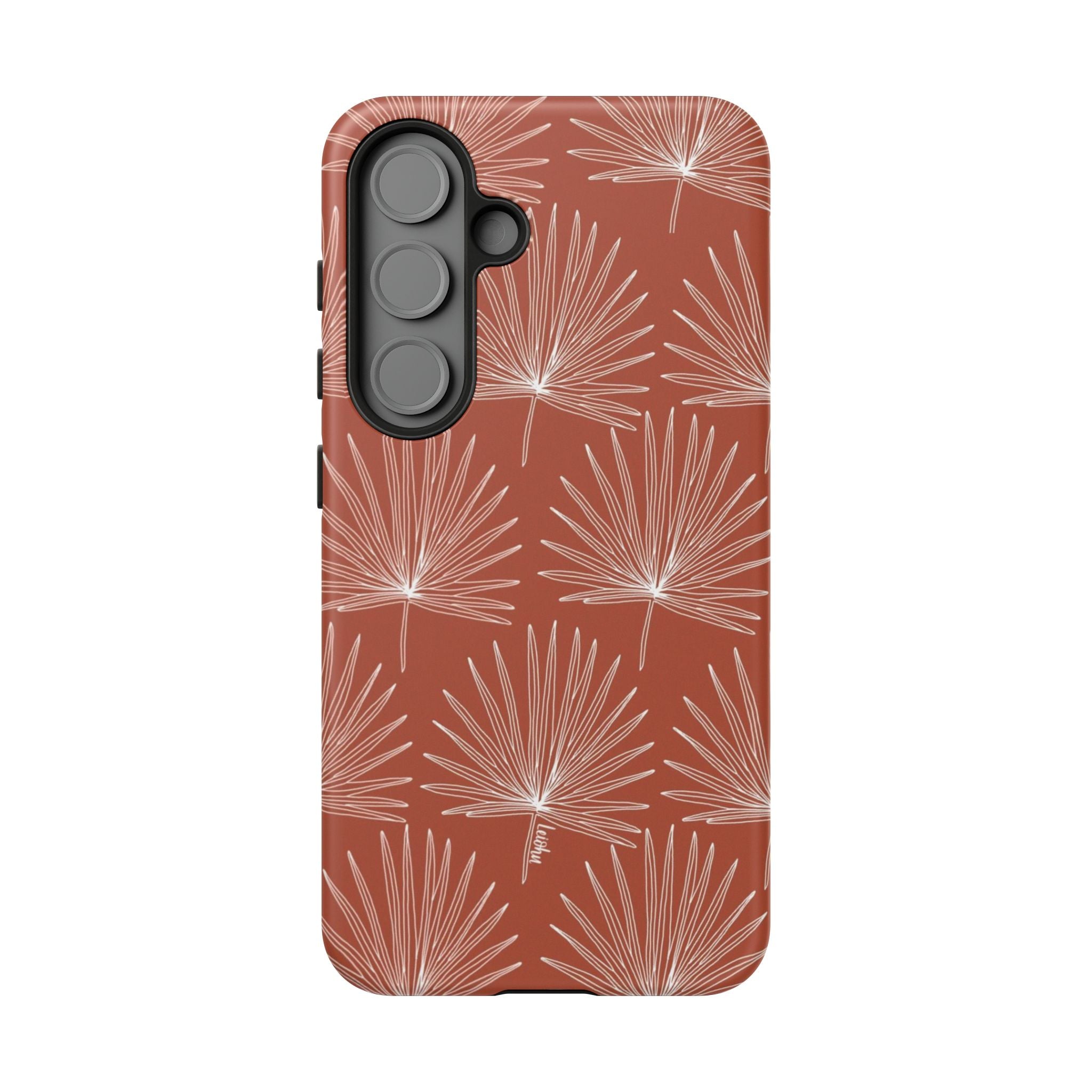 Samsung Galaxy Phone Case with Fan Palm Design - Durable Protective Cover for Everyday Use, Travel & Outdoor Activities