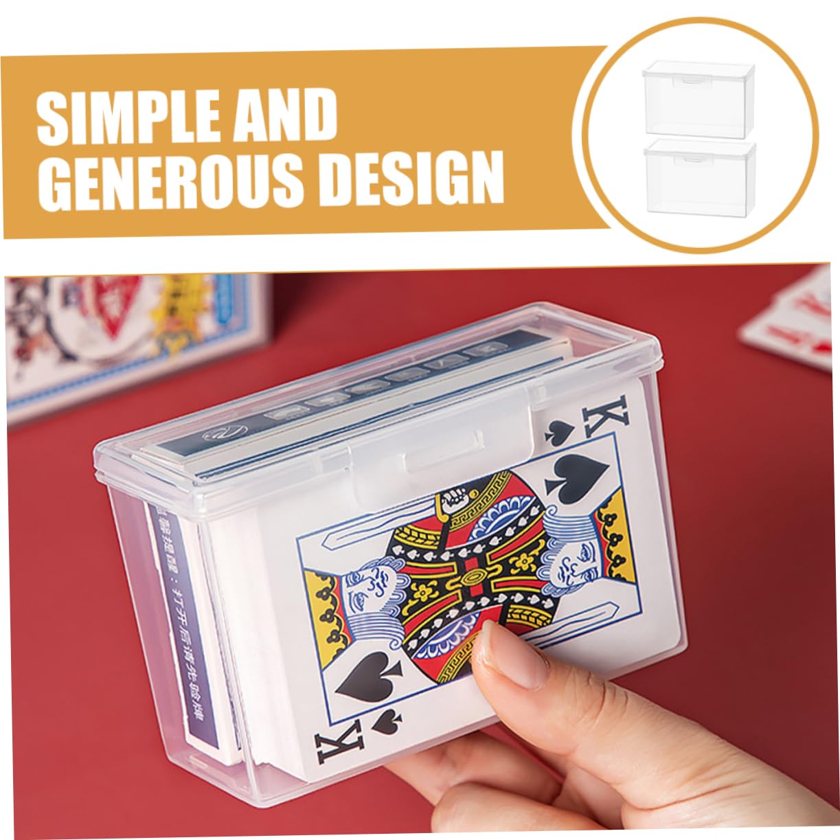 Elegant Card Storage Box Set of 2 - Premium Card Organizer for Home & Office Desktop - Perfect for Collectible Cards, Business Cards, and Greeting Cards Storage - Ideal for Organizing Trading Cards, Photos, and Important Documents