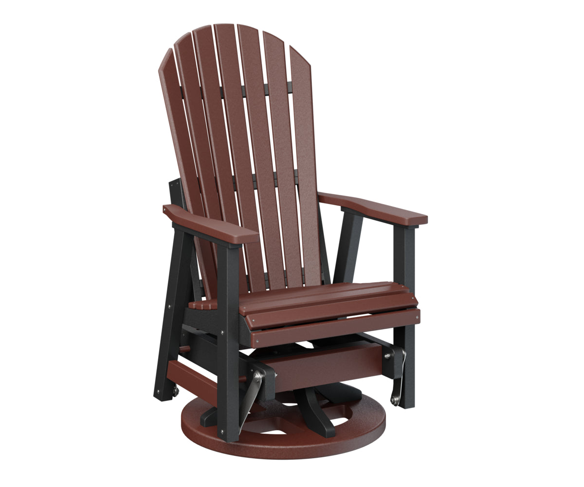 Berlin Gardens Comfo Back Swivel Glider - Outdoor Patio Rocking Chair with Smooth 360° Rotation, Weather-Resistant for Garden, Deck, Porch & Poolside Relaxation
