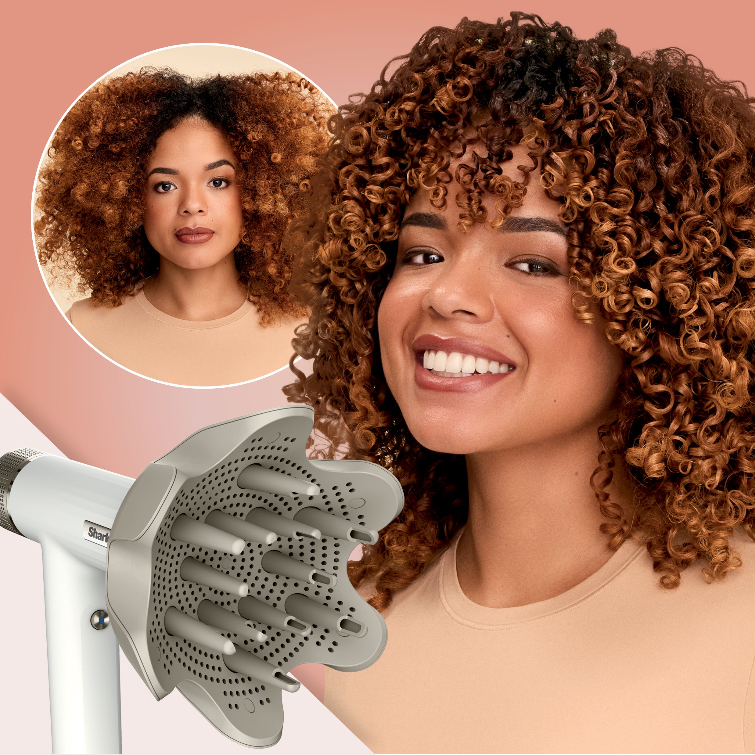 Shark SpeedStyle RapidGloss Finisher & High Velocity Hair Dryer HD352 - Professional Ionic Blow Dryer for Smooth, Shiny Hair - Perfect for Home & Salon Use