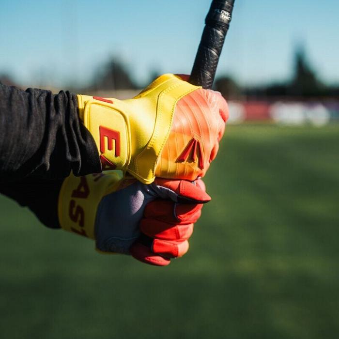 Easton Walk Off Ethos Adult & Youth Batting Gloves (FIRE) - Baseball & Softball Training Gear for Hitting Practice & Games - WOBG25