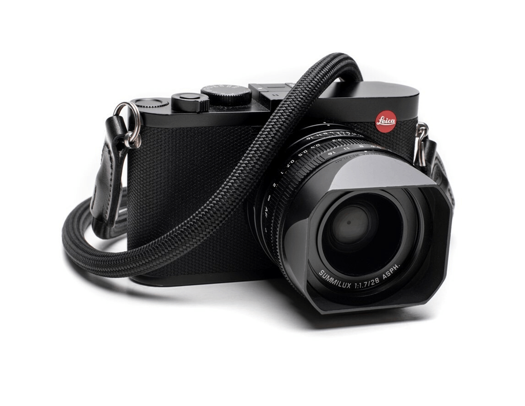 Leica Camera Rope Strap - 100cm Adjustable Black Neck Strap for DSLR & Mirrorless Cameras - Perfect for Travel, Hiking & Outdoor Photography