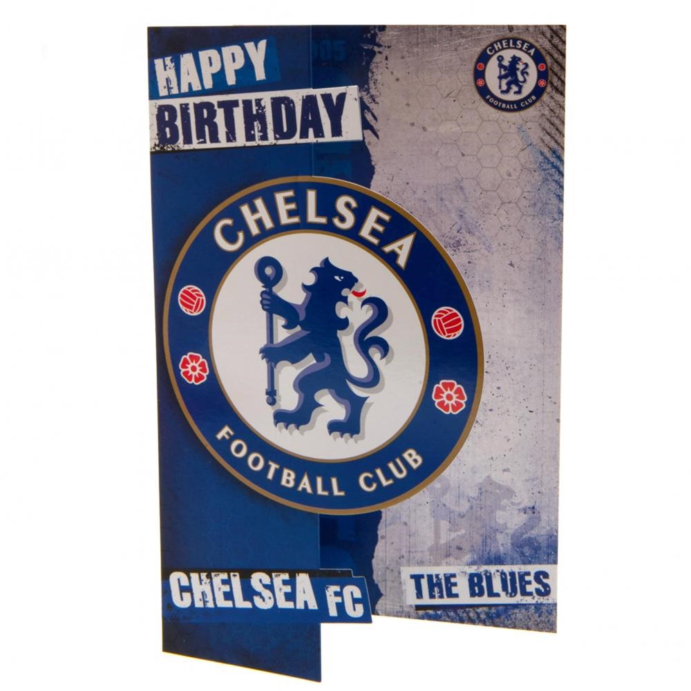 Chelsea FC Birthday Card - The Blues Football Fan Gift for Men & Women - Perfect for Chelsea Supporters' Birthday Celebrations
