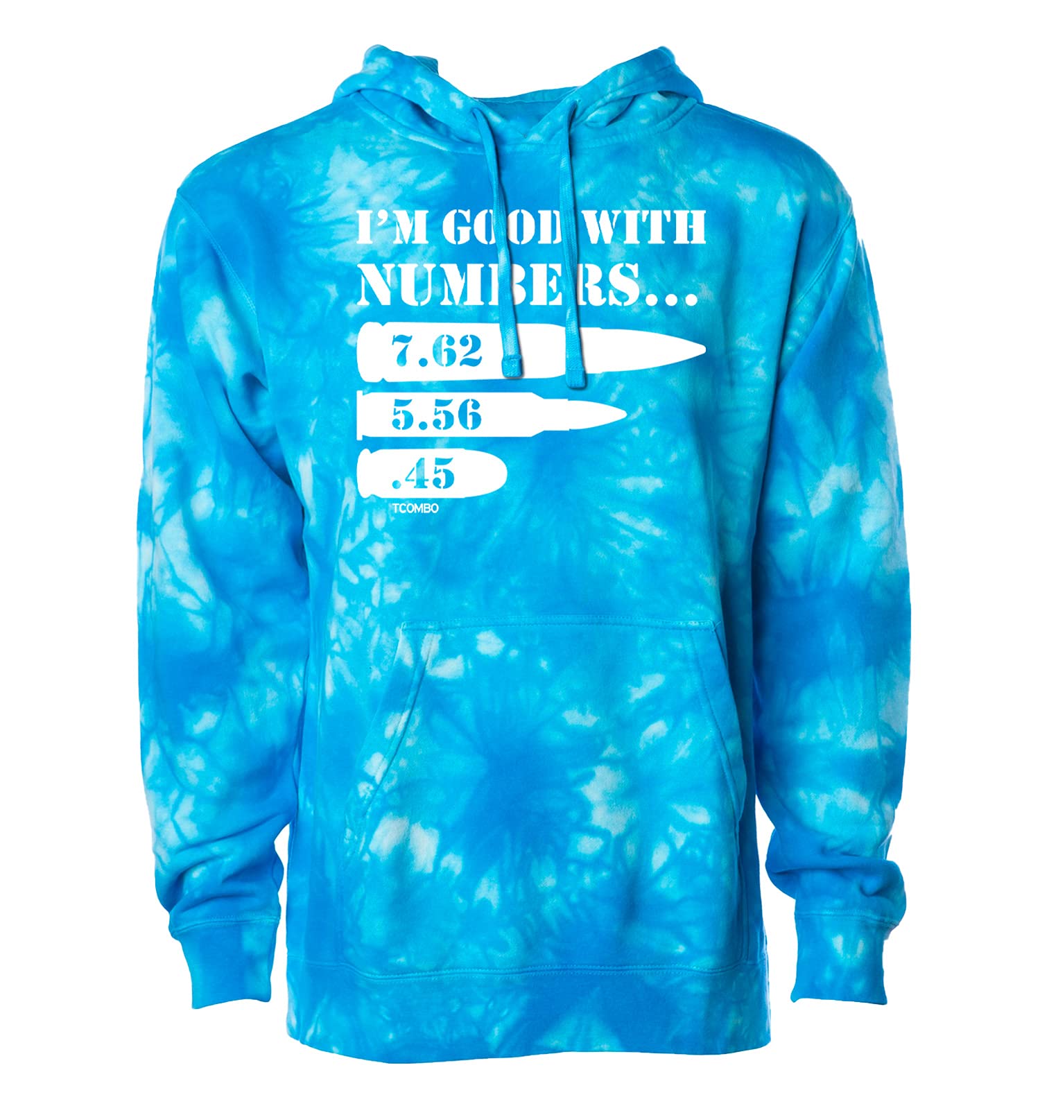 Tcombo I'm Good With Numbers - Bullets Ammo Guns Unisex Hoodie Sweatshirt | Funny Math & Gun Lover Gift | Casual Wear for Range Days & Outdoor Activities