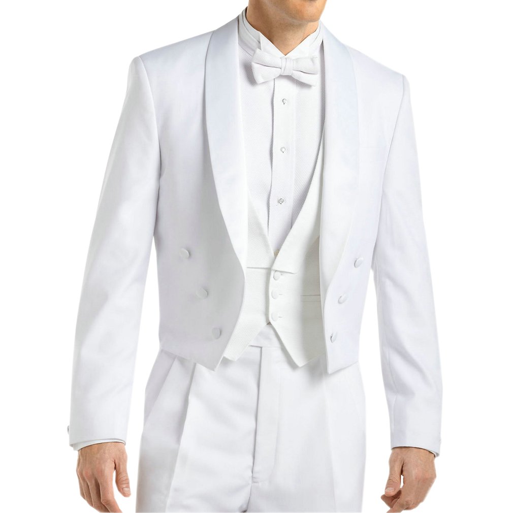 HZWL Men's Wedding Suit Set - Groom & Groomsmen Tuxedo with Jacket, Pants, Vest & Tie | Formal Attire for Wedding, Prom, Black Tie Events & Special Occasions