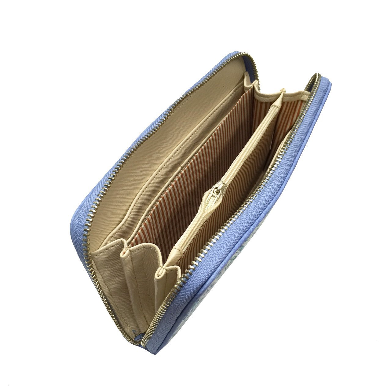 Stylish Women's Floral Clutch Wallet with Zipper Closure - Perfect for Evening Parties, Weddings & Date Nights