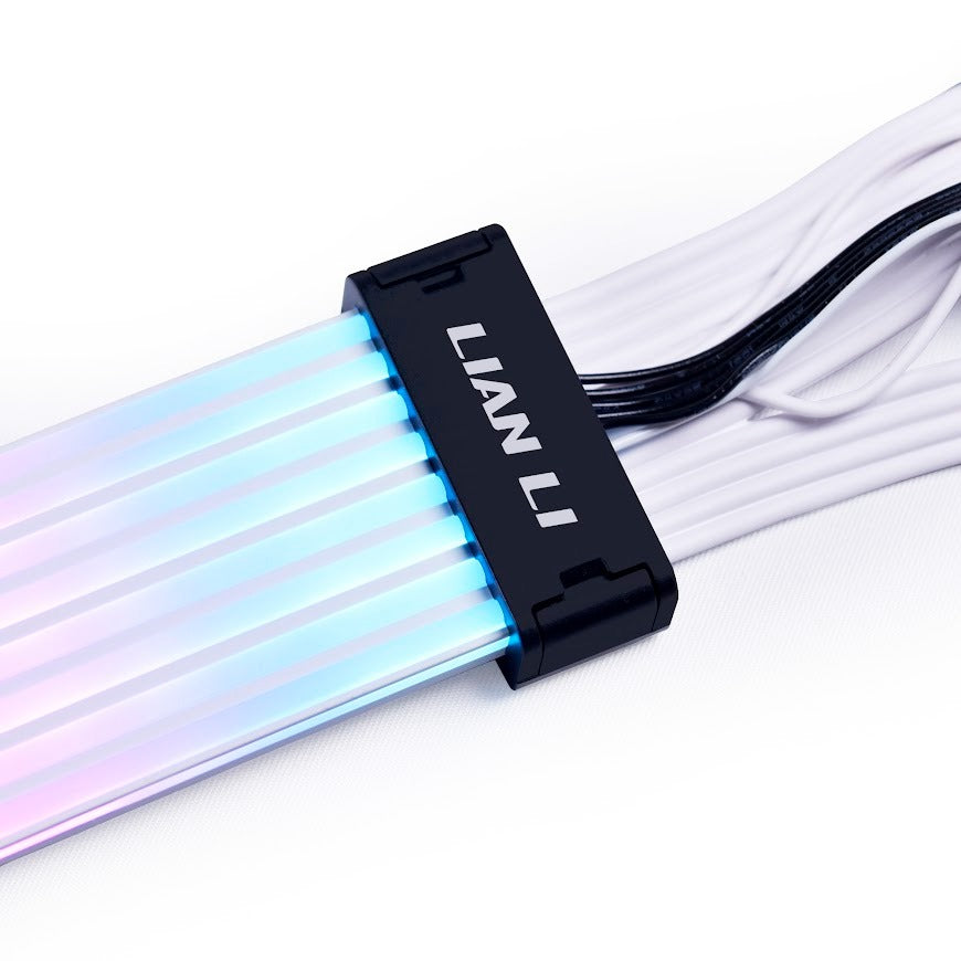 Lian Li Strimer Plus V2 12VHPWR RGB LED Power Extension Cable - 8 Lighting Modes for PC Gaming & Custom Builds - Perfect for RTX 40 Series GPUs and High-End Gaming Rigs