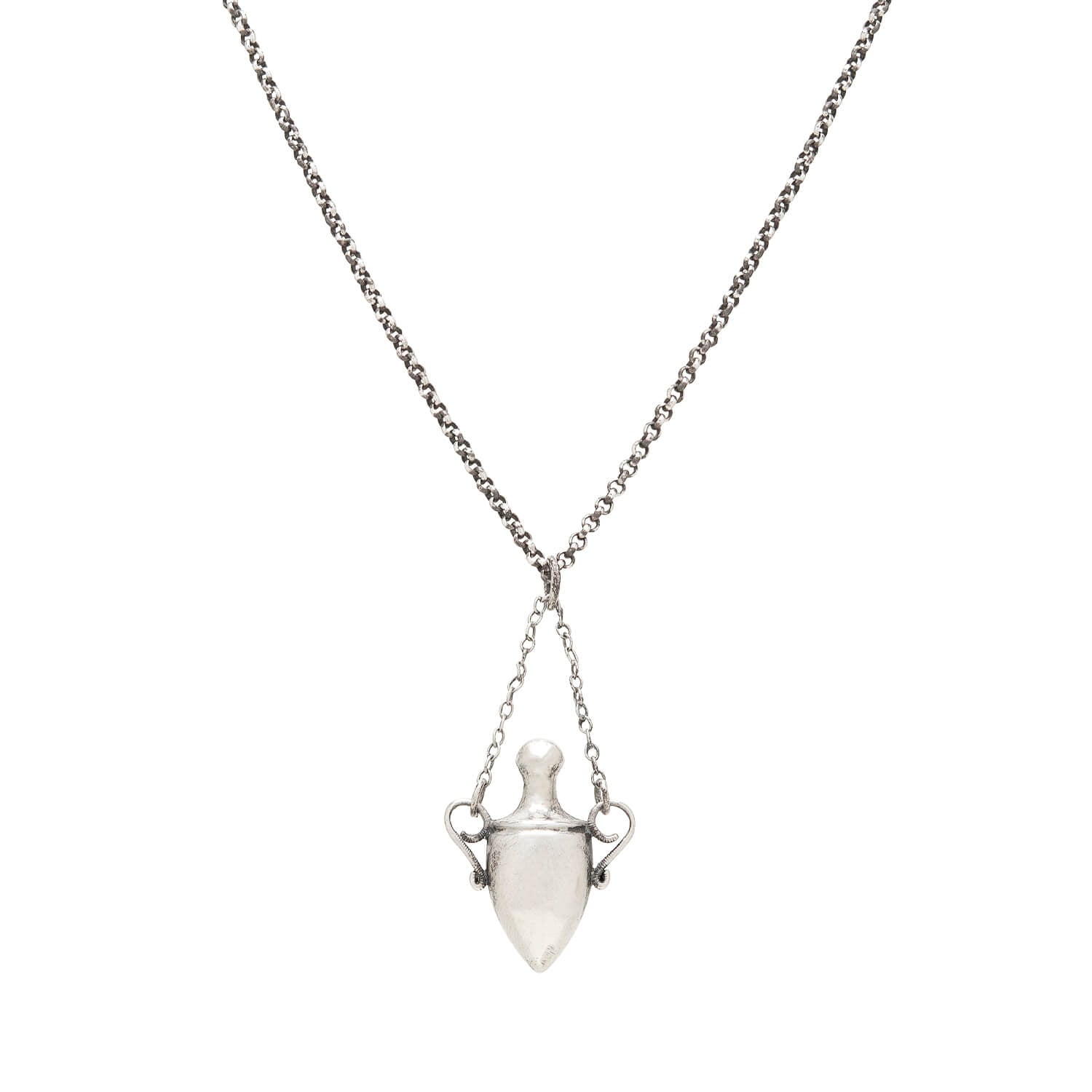 Victorian Sterling Silver Urn Necklace - Elegant Memorial Jewelry for Ashes, Cremation Keepsake - Perfect for Remembrance, Sympathy Gifts & Special Occasions