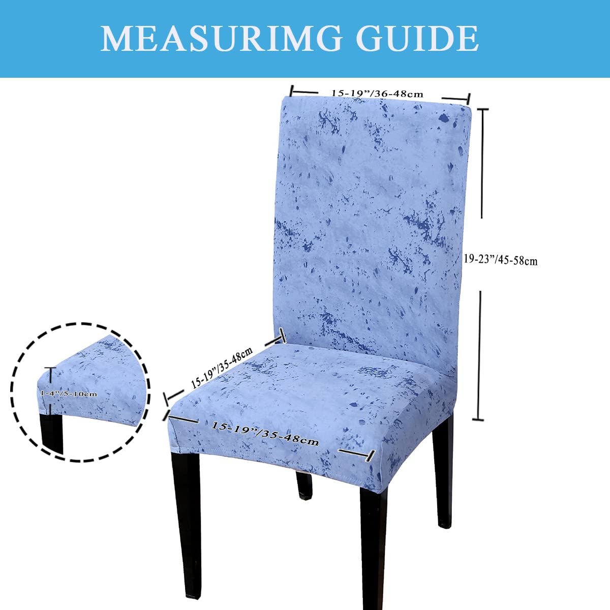 Stretchable Dining Chair Slipcover - Washable & Removable Chair Cover for Kitchen, Hotel, Restaurant (1PC, Light Bean Red) | Perfect for Home, Office, and Commercial Use