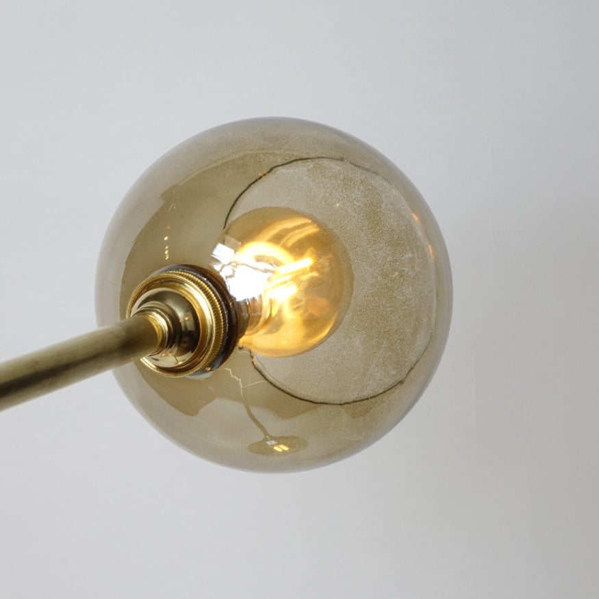 Brass Stacked Triple Circuit Chandelier Pendant Light - Vintage Industrial Ceiling Fixture for Dining Room, Living Room & Bedroom Lighting