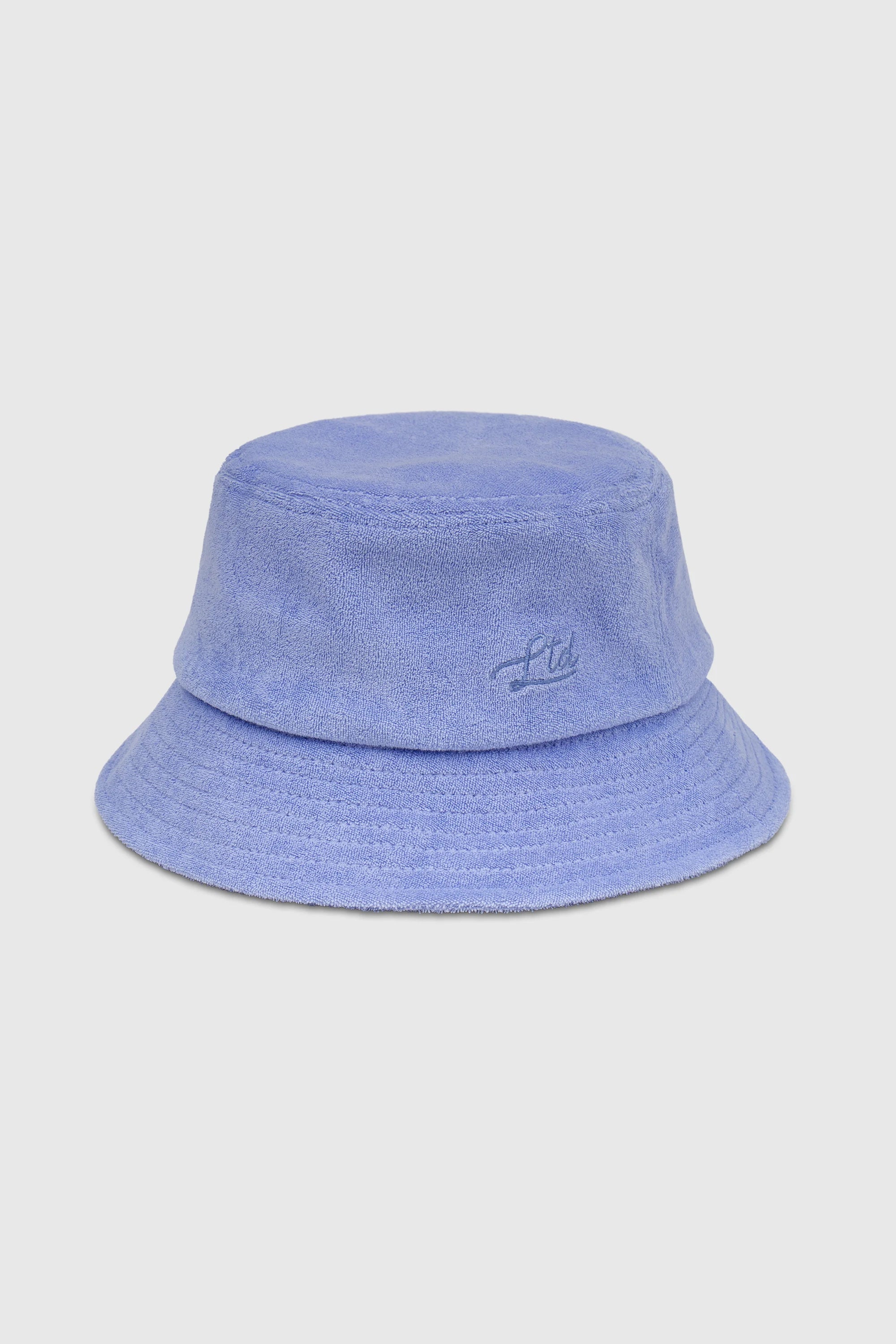 Blue Terry Bucket Hat - Soft Cotton Summer Sun Hat for Men & Women - Perfect for Beach, Hiking, and Outdoor Activities