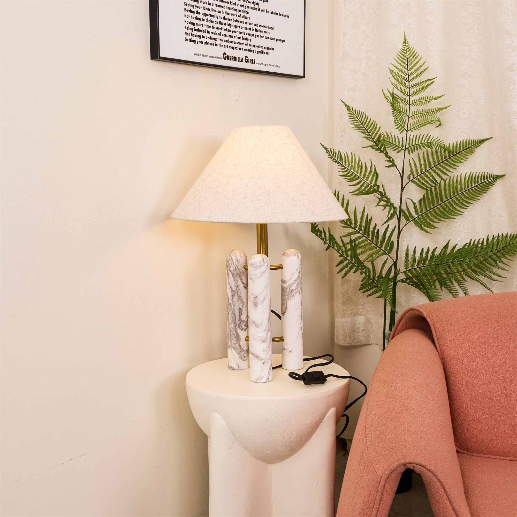 Lloyd Modern Table Lamp - Adjustable Brightness LED Desk Lamp for Home Office, Bedroom & Living Room | Perfect for Reading, Working & Relaxing