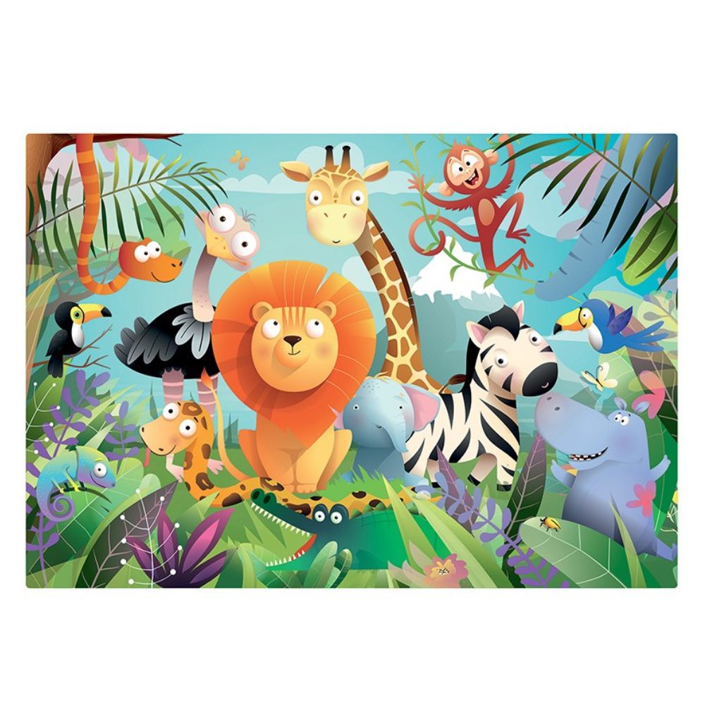 Calypto Wild Animals Jigsaw Puzzles - 2 Pack, 24 Pieces Each | Fun & Educational Puzzle for Kids, Family Game Night, Classroom Activities