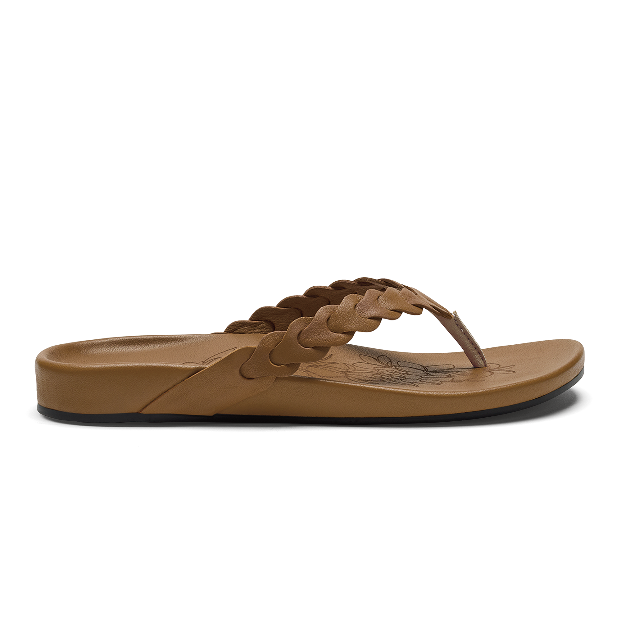 Women's Leather Sandals - Comfortable Tan Strappy Summer Sandals for Casual Outings & Beach Vacations