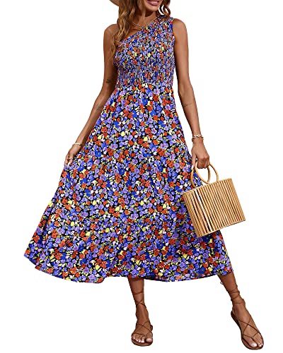 Floral Black Blue