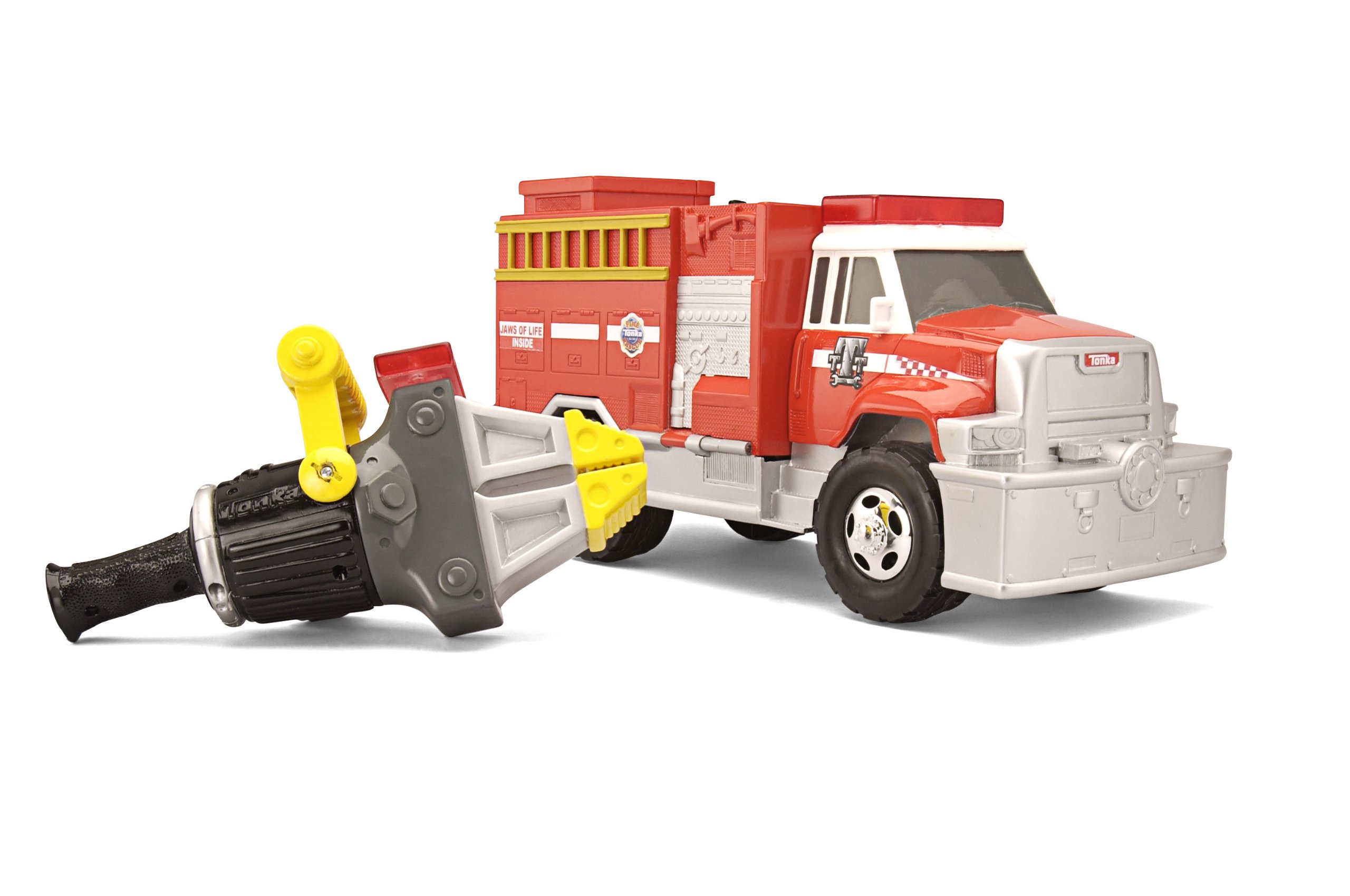 Tonka Tool Truck Fire Truck with Jaws of Life - Durable Die-Cast Metal Toy for Kids, Realistic Rescue Vehicle with Working Parts - Perfect for Pretend Play, Gift for Boys & Girls Ages 3+