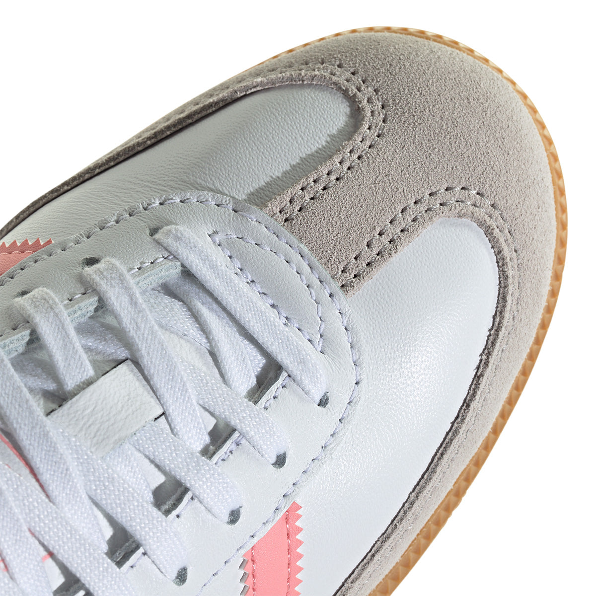 Kids Samba OG Sneakers - White Semi Pink Spark | Comfortable & Stylish Shoes for Boys & Girls | Perfect for School, Sports & Casual Wear