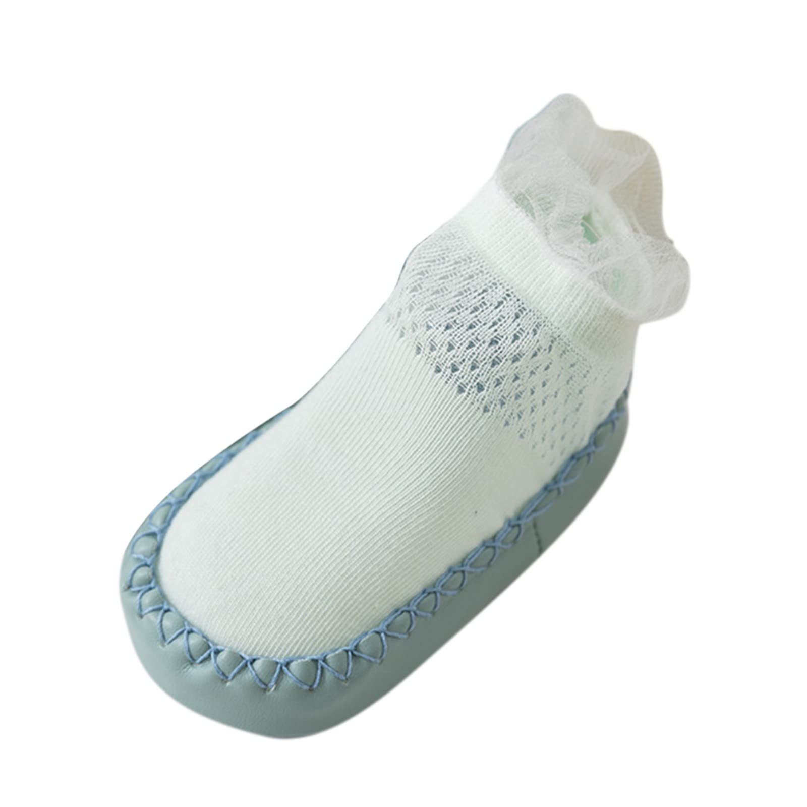 Anti-Slip Baby Girl Socks with Cute Bows - Soft Rubber Sole Infant Shoes | Breathable & Comfortable for Crawling, Playtime & First Steps