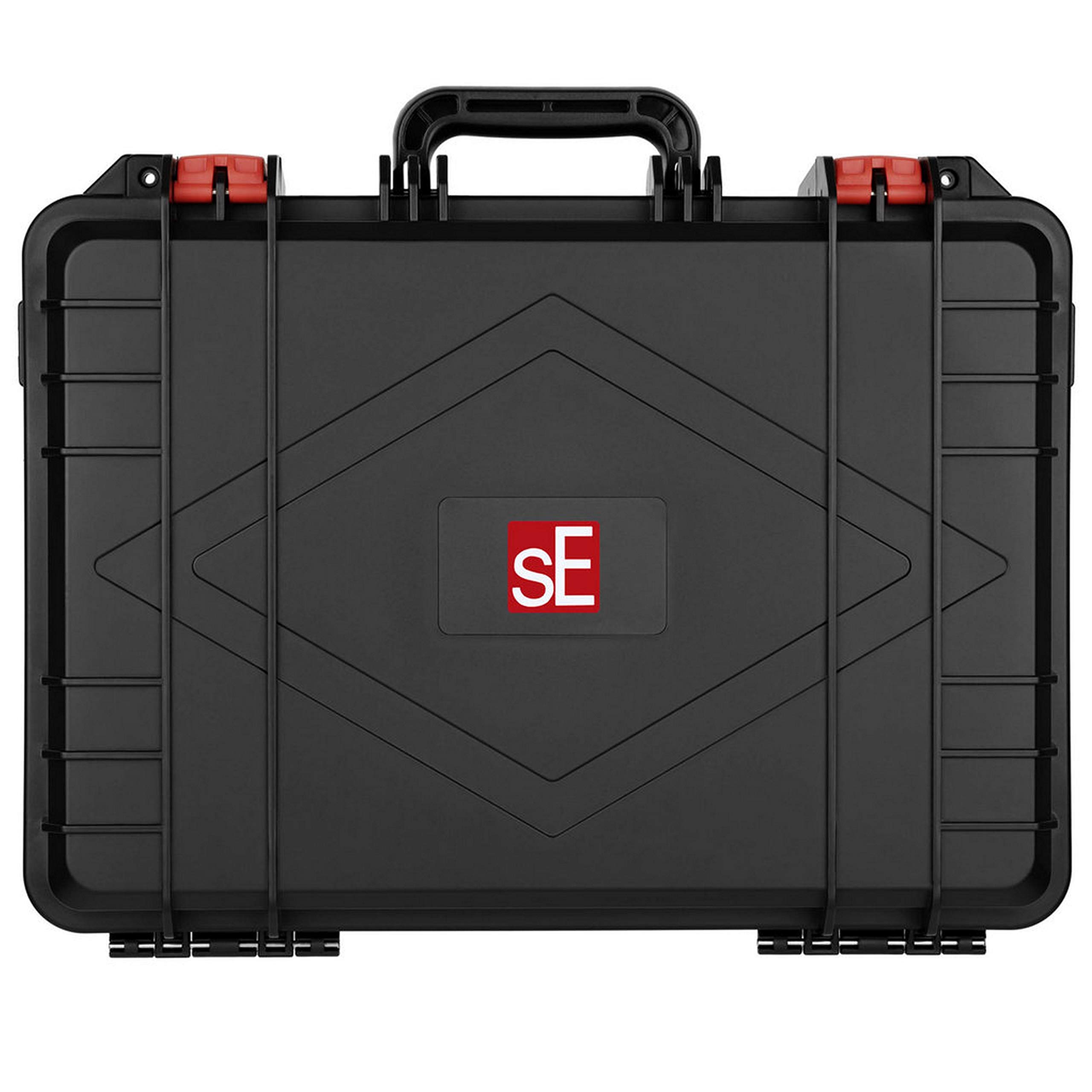 SE ELECTRONICS V Case - Durable Plastic Flight Case for V Pack Microphone | Shockproof & Water-Resistant | Perfect for Studio Recording & Live Performances