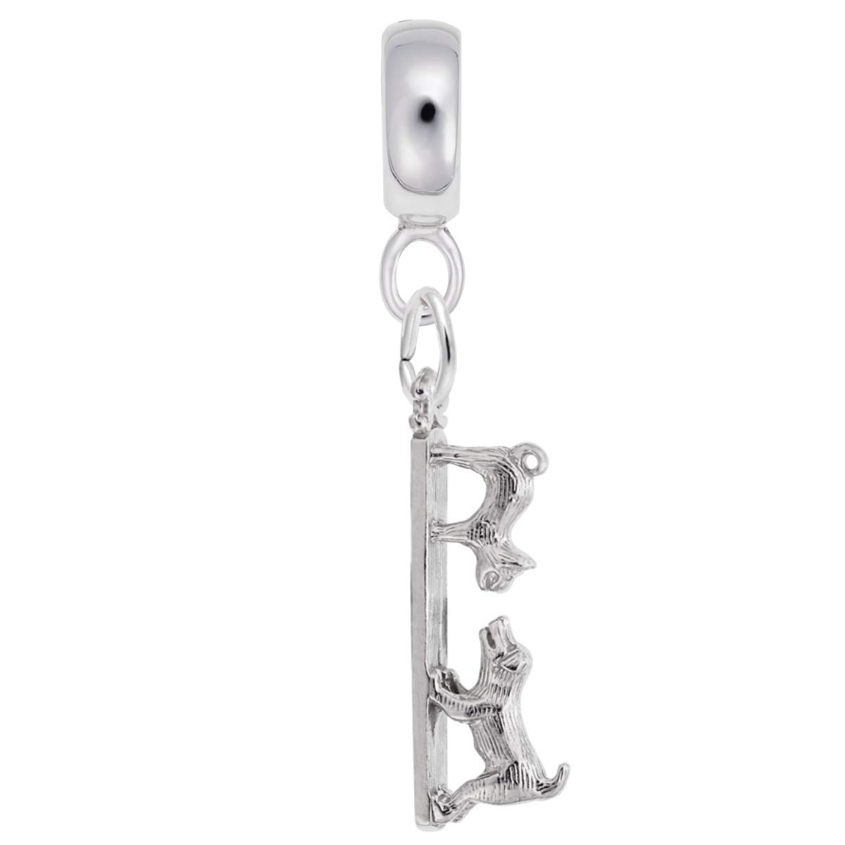Cat and Dog Charm Dangle Beads for Jewelry Making - DIY Bracelet & Necklace Charms for Pet Lovers - Perfect for Handmade Gifts, Party Favors, and Pet Memorial Jewelry