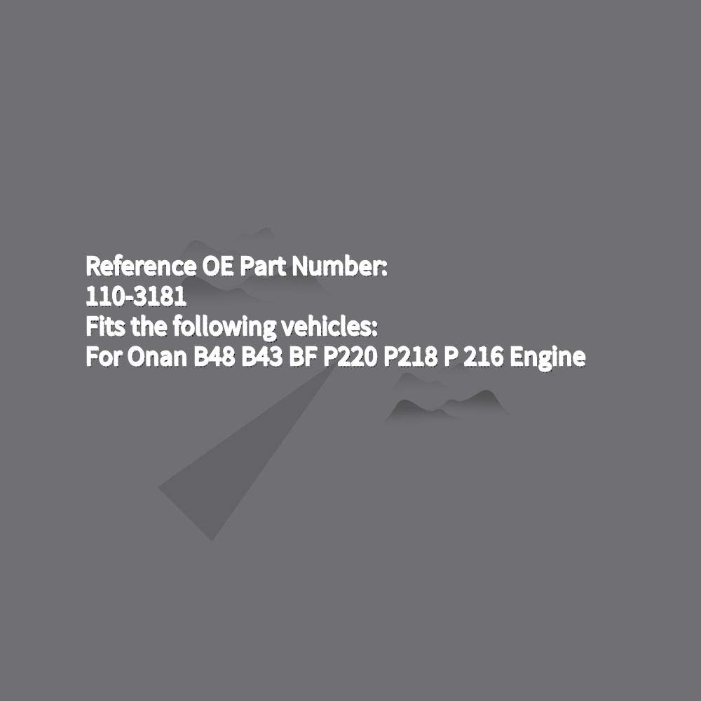 Onan B48 B43 BF P220 P218 P216 Engine Valve Grind Head Gasket Kit - Replacement for 110-3181 - Perfect for Engine Repair & Maintenance