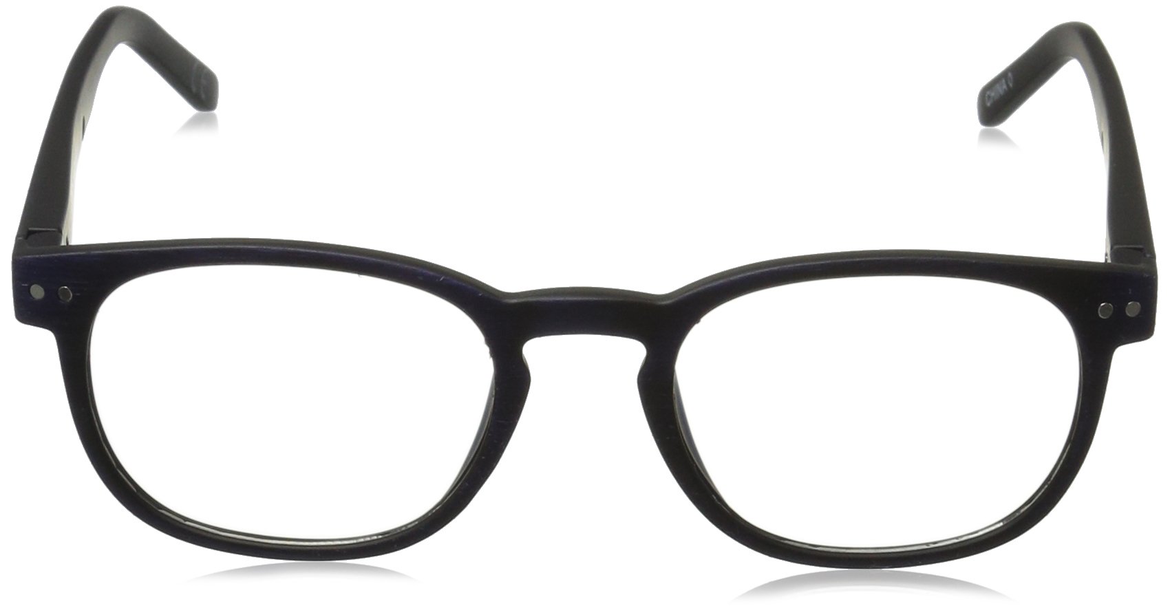 Foster Grant P301 Square Reading Glasses for Women & Men – Lightweight Comfortable Readers with Spring Hinges – Perfect for Reading, Computer Work, and Crafts