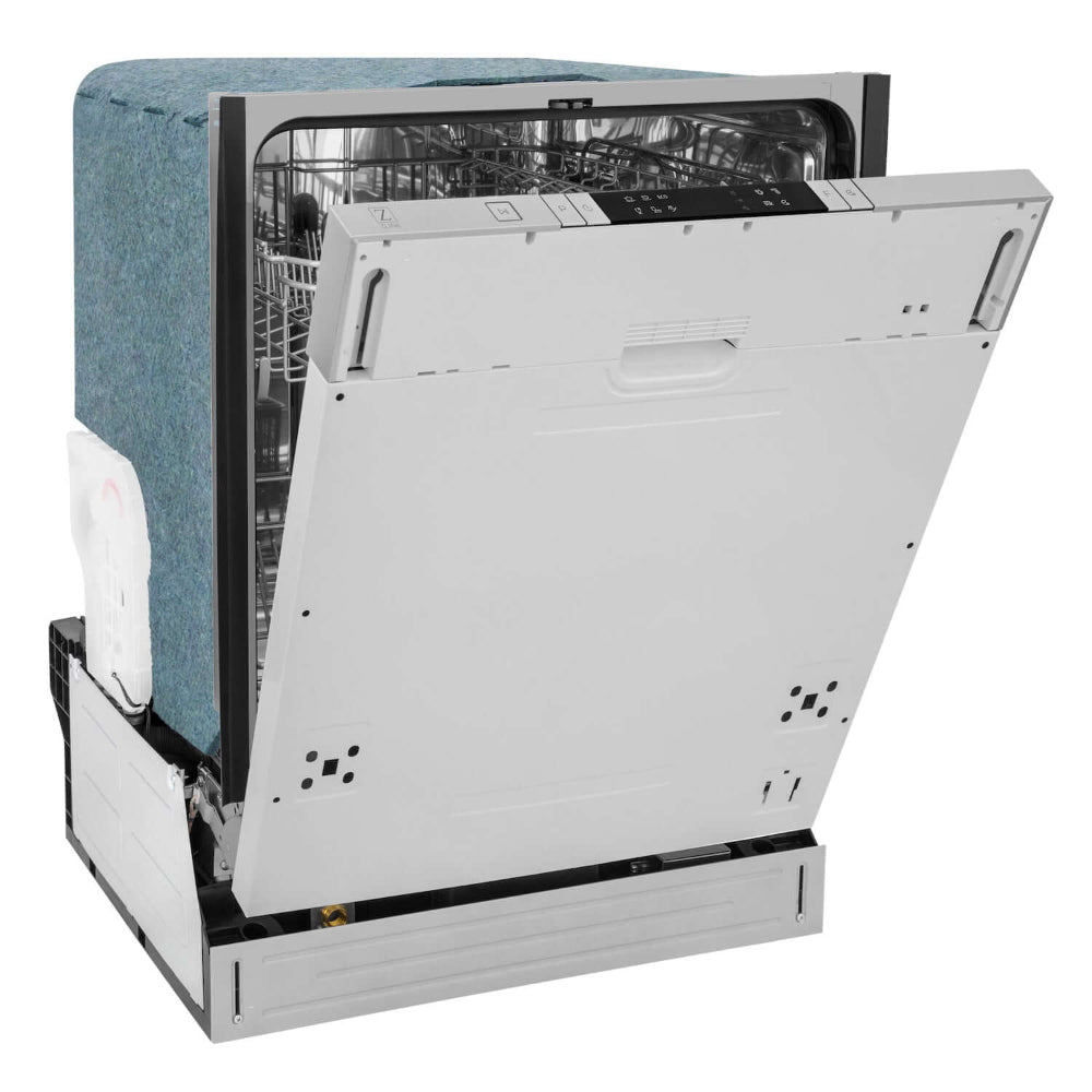 ZLINE 24 Inch Panel Ready Built-In Dishwasher with Stainless Steel Tub - Ultra Quiet 52dBa (Model DW7713 24) | Perfect for Modern Kitchens & Open Concept Homes