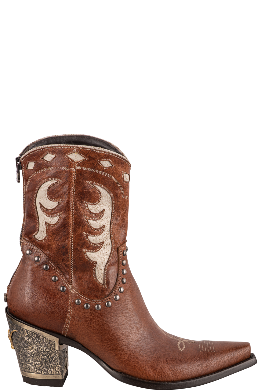 Old Gringo Double D Ranch Cattleman Boots - Brown Leather Cowboy Boots for Men & Women | Perfect for Western Rides, Country Music Festivals & Casual Wear