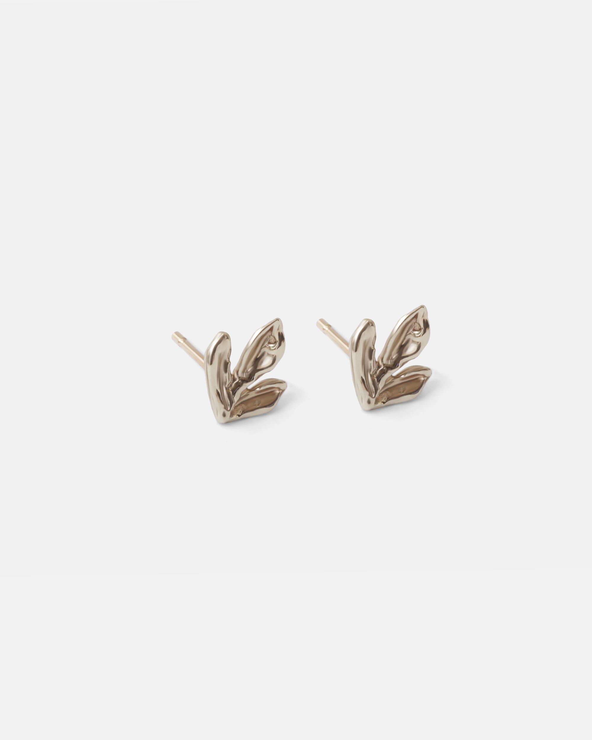 Leaf & White Stud Earrings for Women - Minimalist Boho Chic Jewelry - Perfect for Everyday Wear, Parties & Gifts