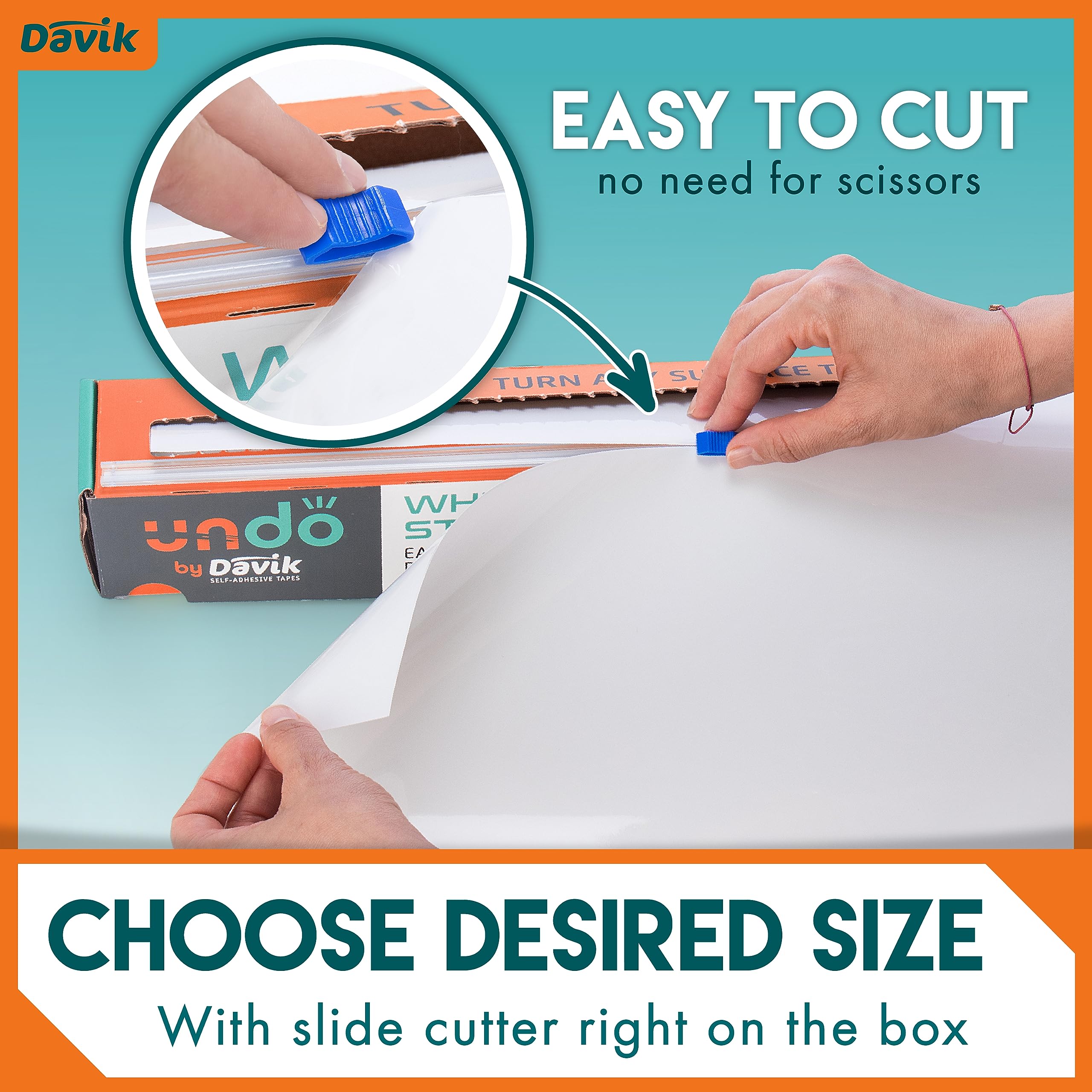 Davik Dry Erase Whiteboard Sticker - 24