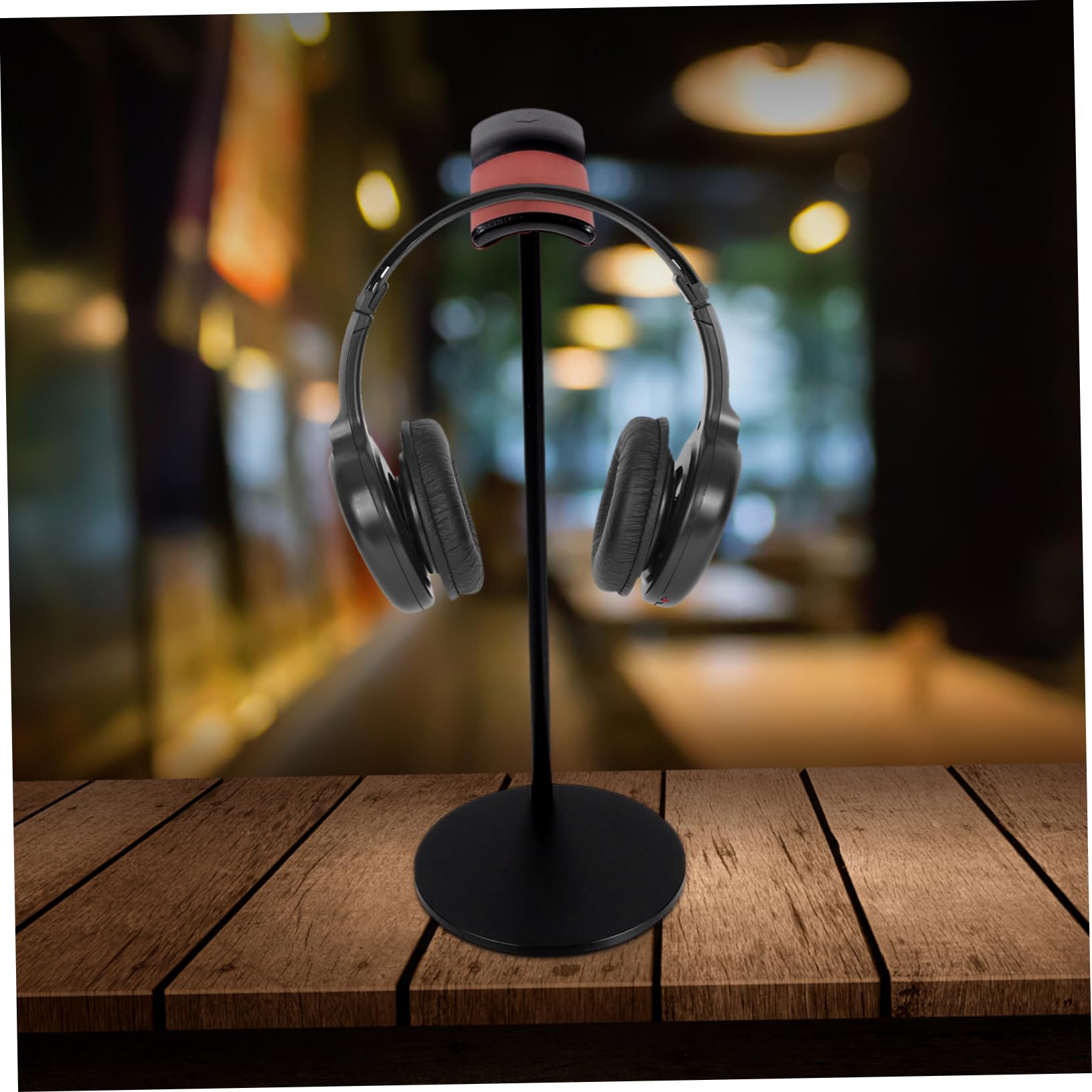 DOITOOL 3-Pack Aluminum Alloy Headphone Hanger Holder - Space Saving Desktop Headset Stand for Gaming, Office & Home Organization (Black)