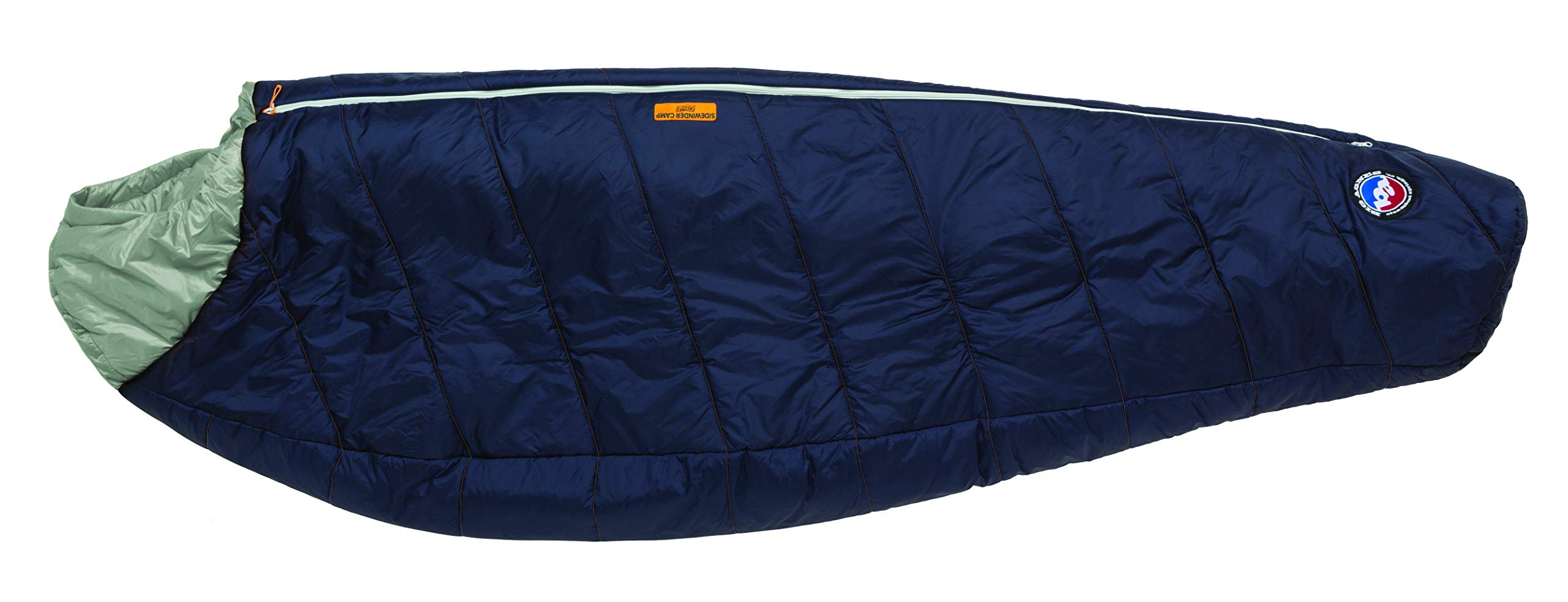 Big Agnes Sidewinder Camp Sleeping Bag - Lightweight & Waterproof for Backpacking, Hiking & Outdoor Adventures | 3-Season Comfort for Camping Trips