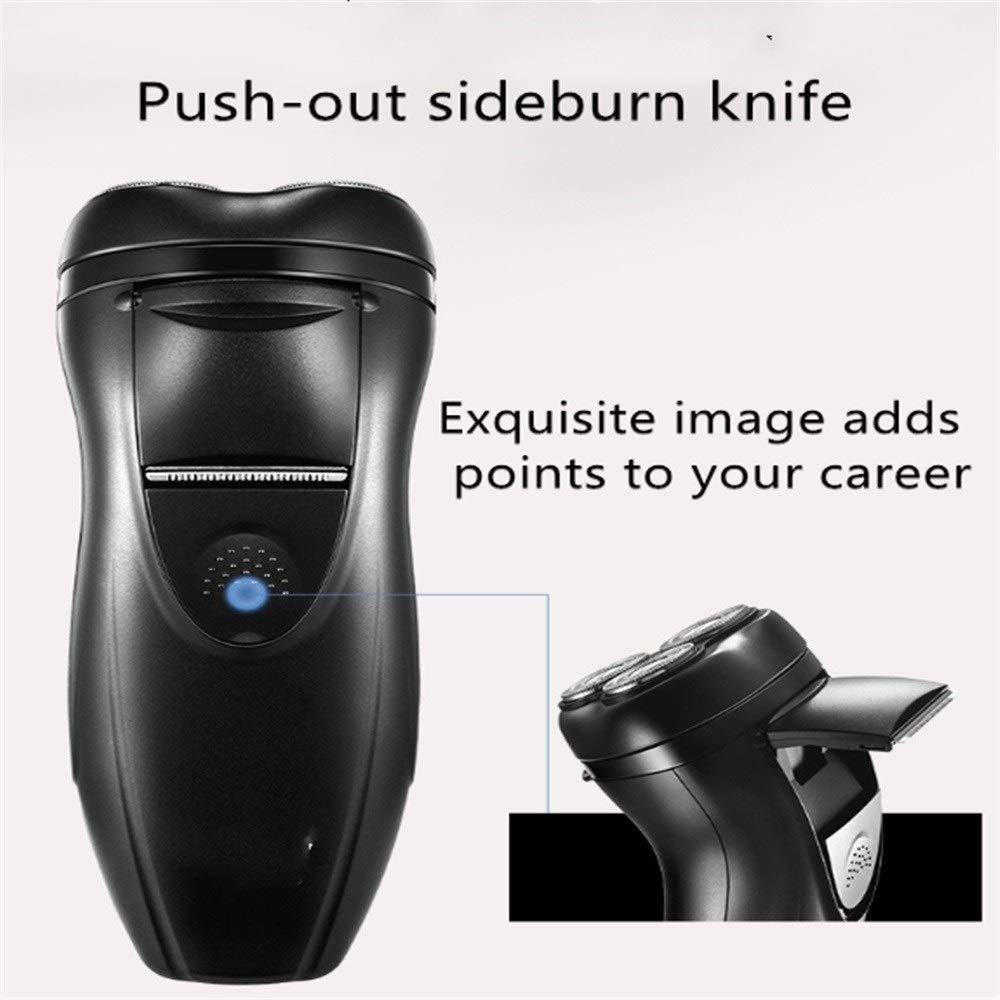 Premium Electric Shaving Razor with 3 Floating Blades - Smart Charge Technology for Smooth & Close Shave - Perfect for Travel, Daily Grooming & Sensitive Skin
